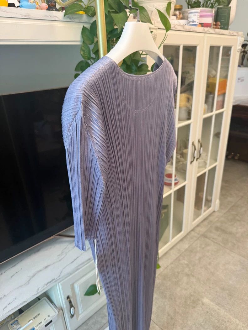 Issey Miyake Issey Miyake size:4 Honor fabric purple-gray dress Size S / US 4 / IT 40 - 6 Thumbnail
