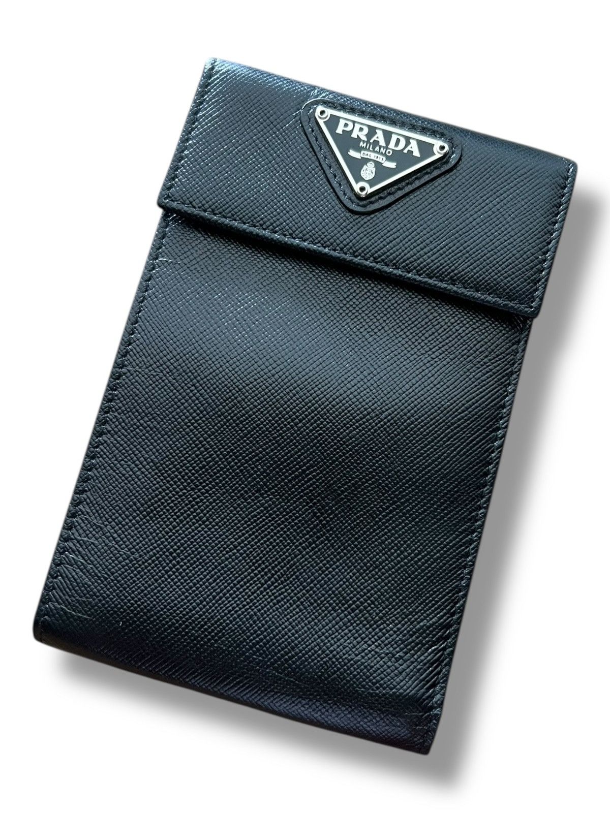 Prada Prada Saffiano Leather Vertical Wallet / Card Holder Size ONE SIZE - 1 Thumbnail
