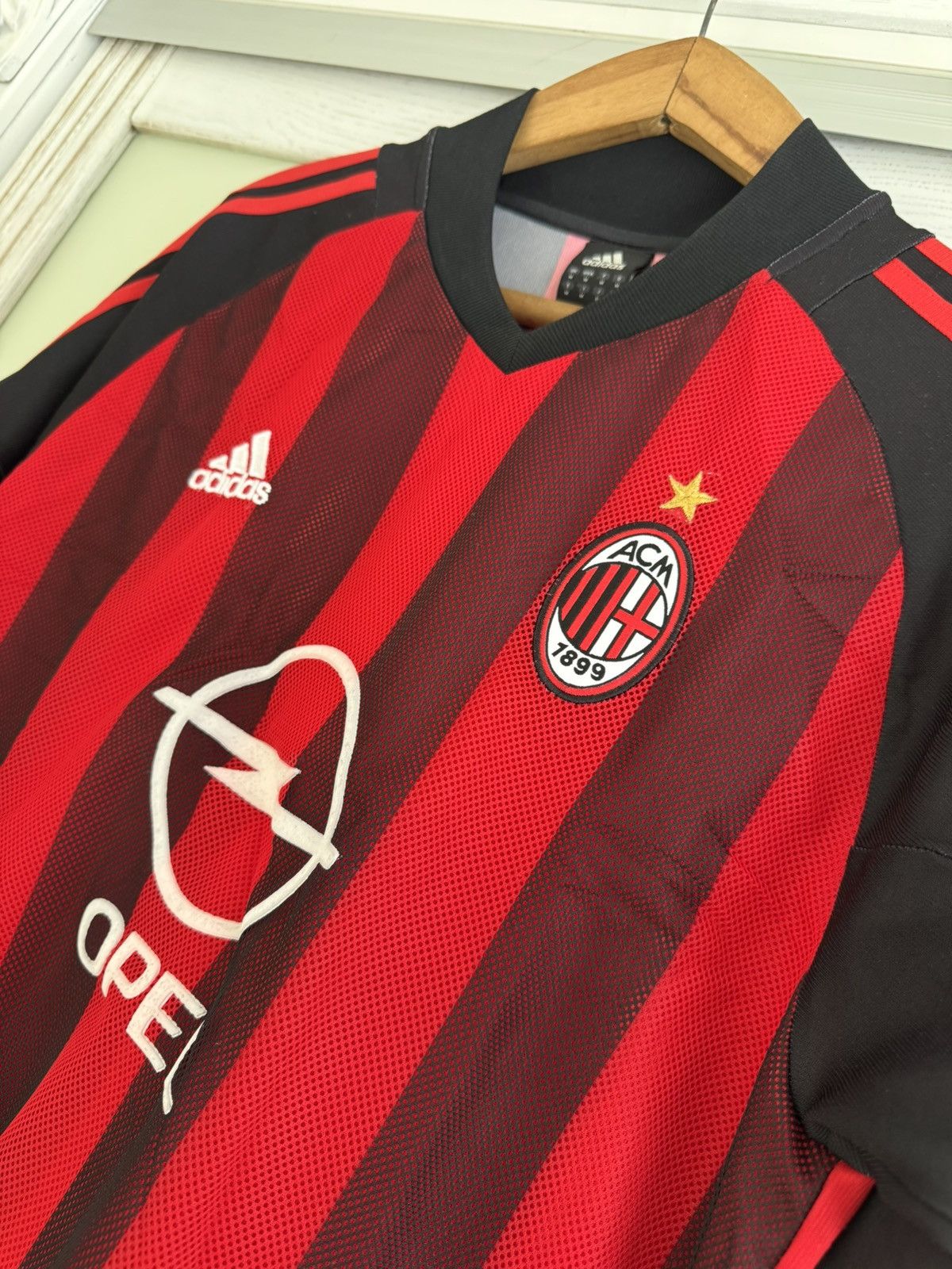 Adidas Vintage Seedorf #20 Milan 2002-2003 Home Soccer Jersey Shirt Size US M / EU 48-50 / 2 - 8 Thumbnail
