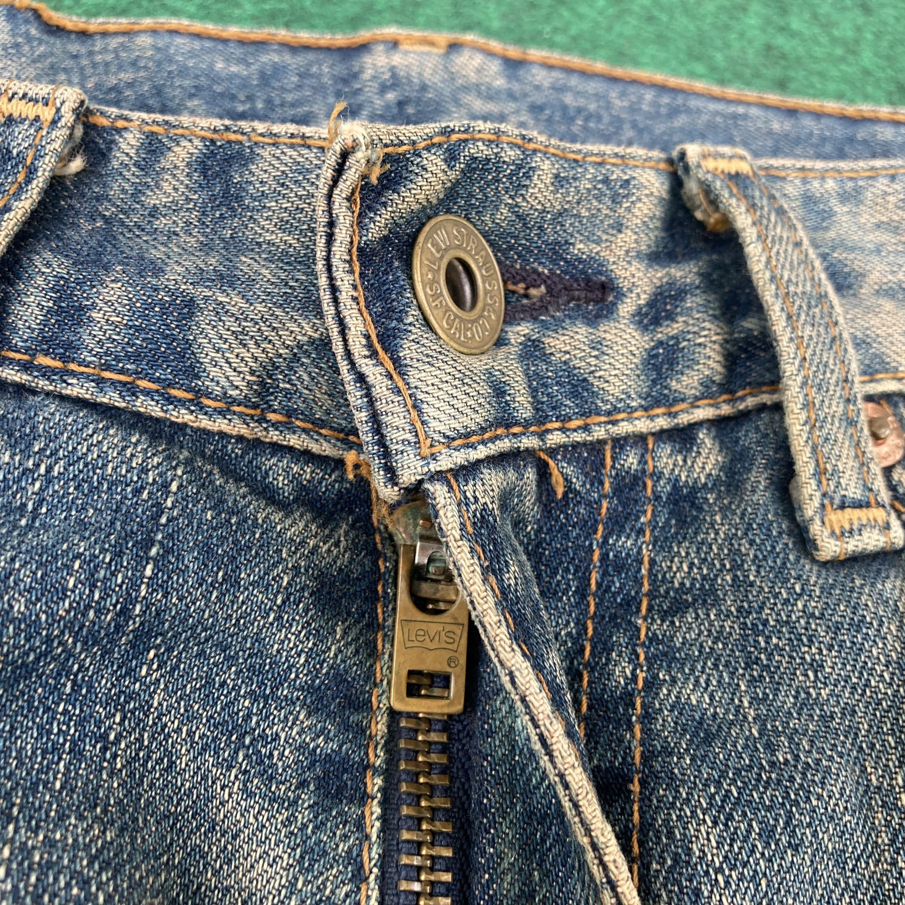 Levi's 28x34 Vintage Levis 503 Redline Selvedge Denim Blue Jeans Size US 28 / EU 44 - 5 Thumbnail