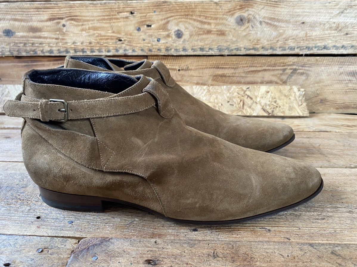 Saint Laurent Paris Saint Laurent jodphur brown suede leather boots sz 42.5 Size US 9.5 / EU 42-43 - 7 Thumbnail