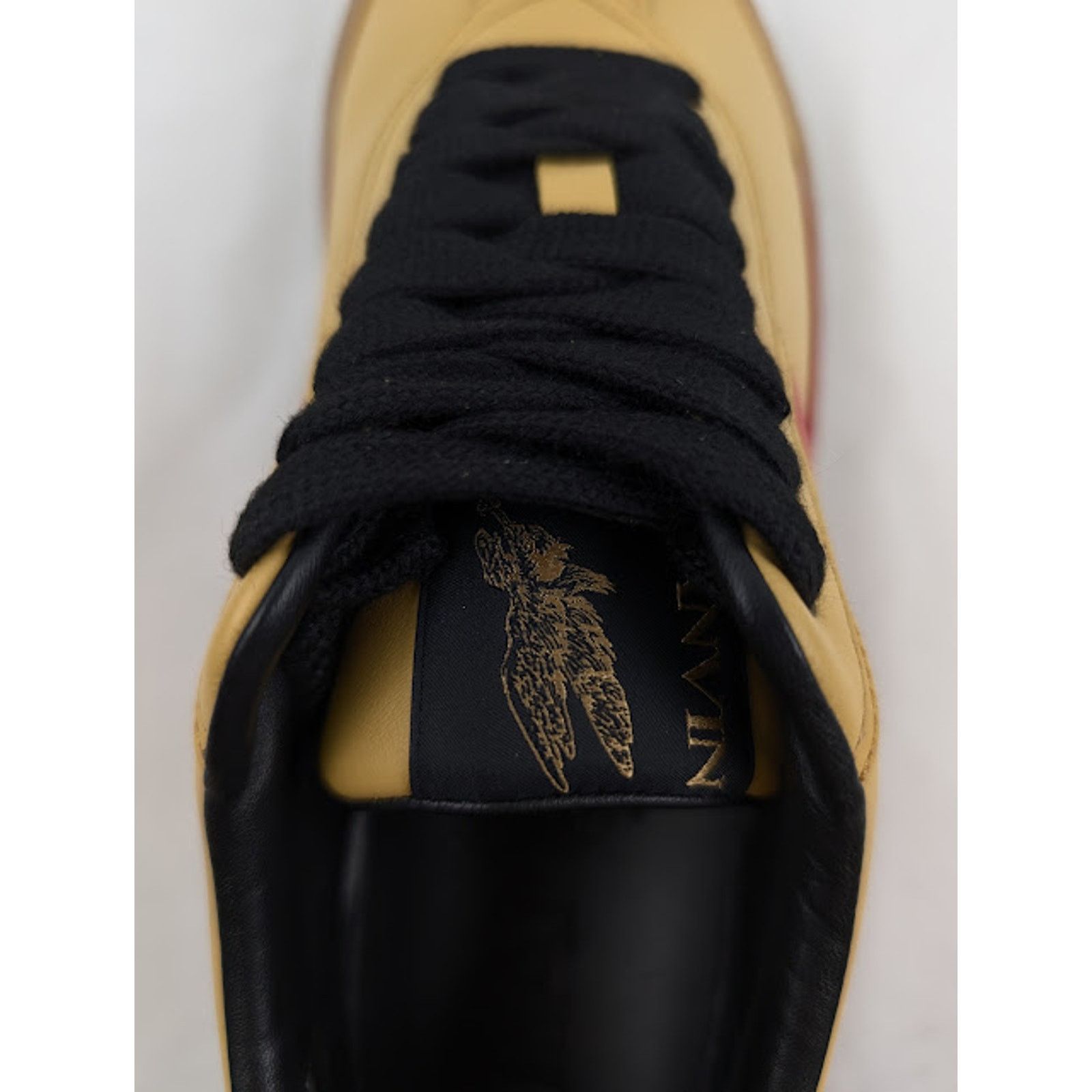 Lanvin o1rshd1 High Sole Low-Top Sneakers in Bright Yellow/Red Size US 8 / EU 41 - 7 Thumbnail