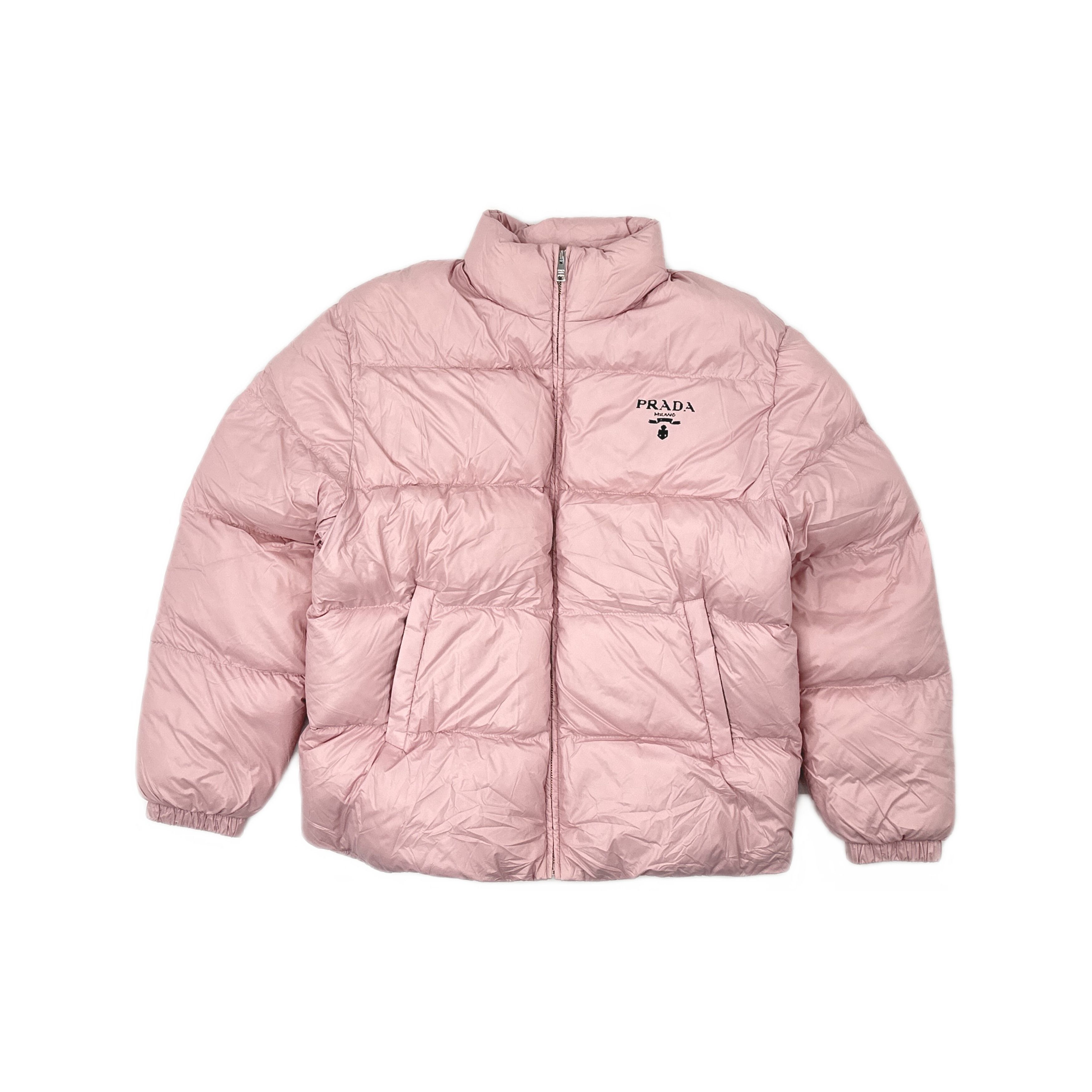 Prada Prada Pink Nylon Down Jacket Size 38 Size XS / US 0-2 / IT 36-38 - 1 Thumbnail