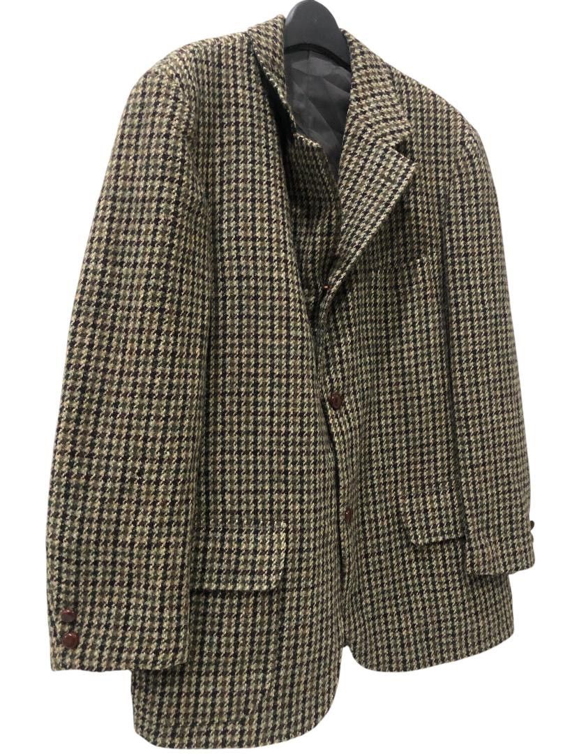 Harris Tweed × Vintage Vintage Harris Tweed Wool Jacket Blazers Size 40L - 2 Thumbnail