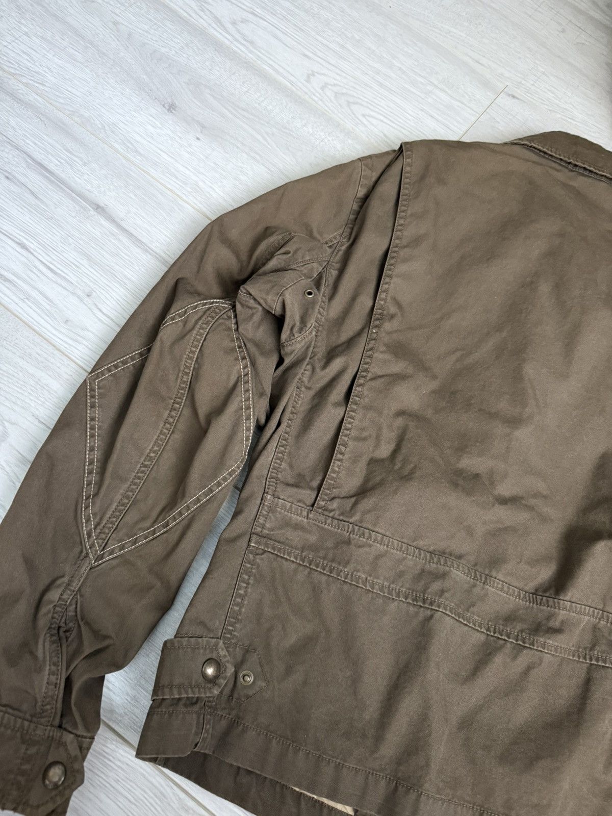 Polo Ralph Lauren × Vintage Polo Ralph Lauren Military Field Jacket Olive Vintage Workwe Size US M / EU 48-50 / 2 - 3 Thumbnail