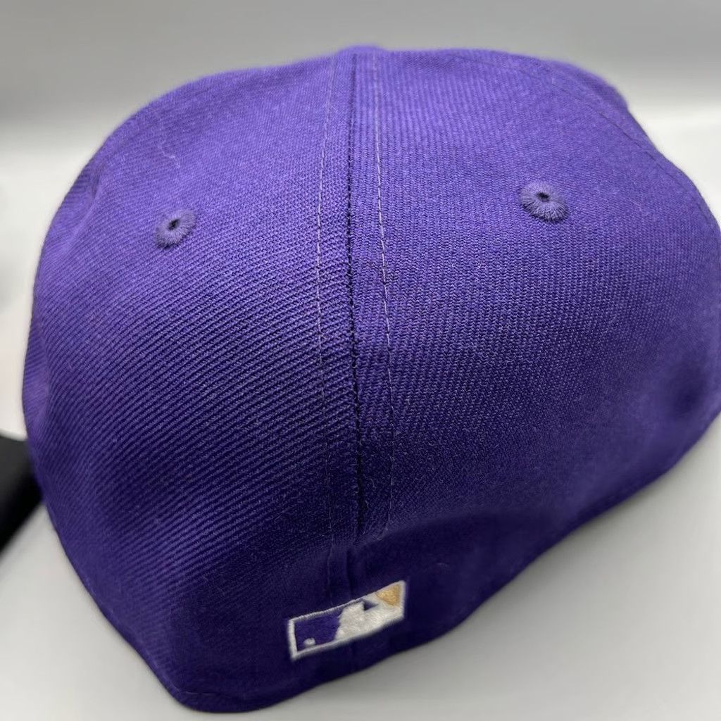 New Era Florida Marlins Hat Men 7 5/8 59Fifty New Era MLB Fitted Cap Size ONE SIZE - 4 Thumbnail