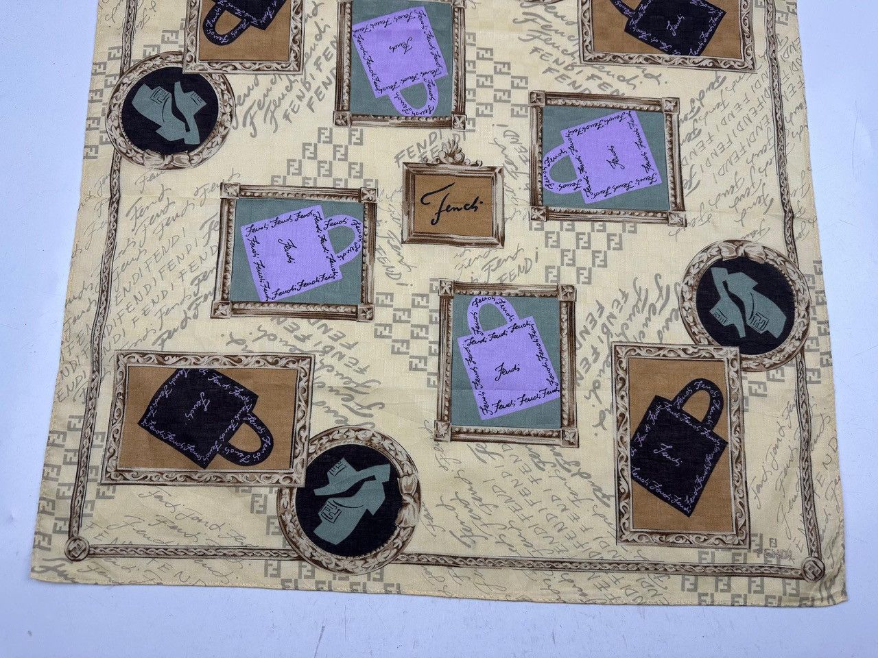 Fendi fendi handkerchief bandana tc44 Size ONE SIZE - 3 Thumbnail