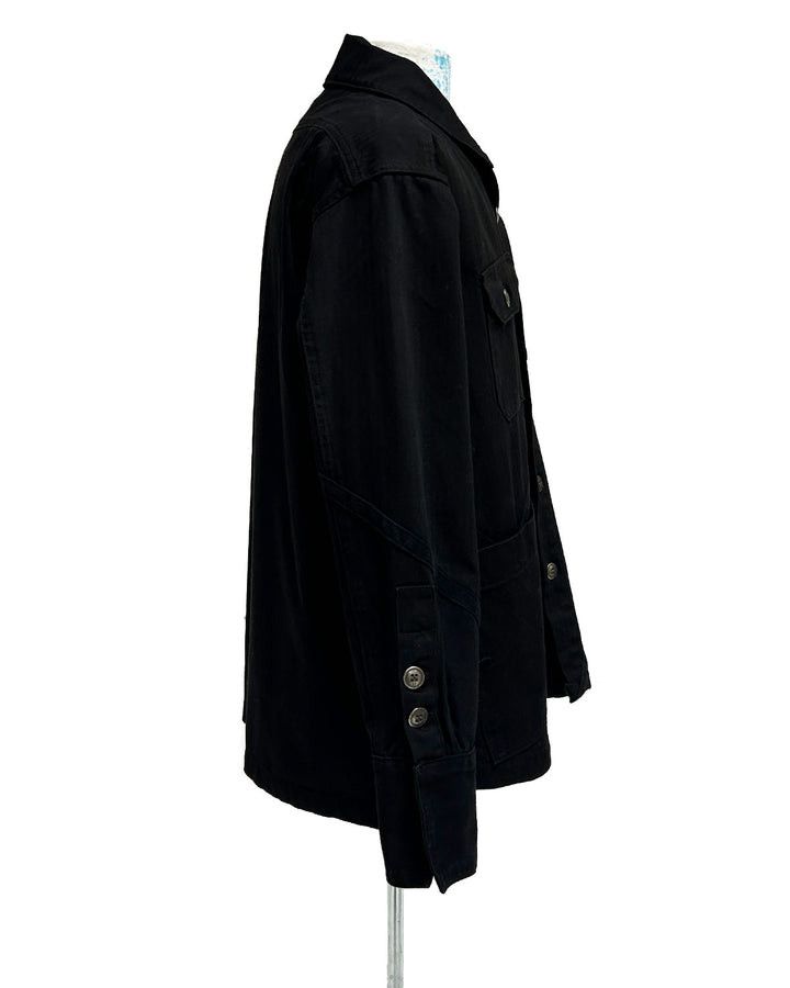 Greg Lauren $850 Greg Lauren Black Boxy Jacket Size US L / EU 52-54 / 3 - 2 Thumbnail