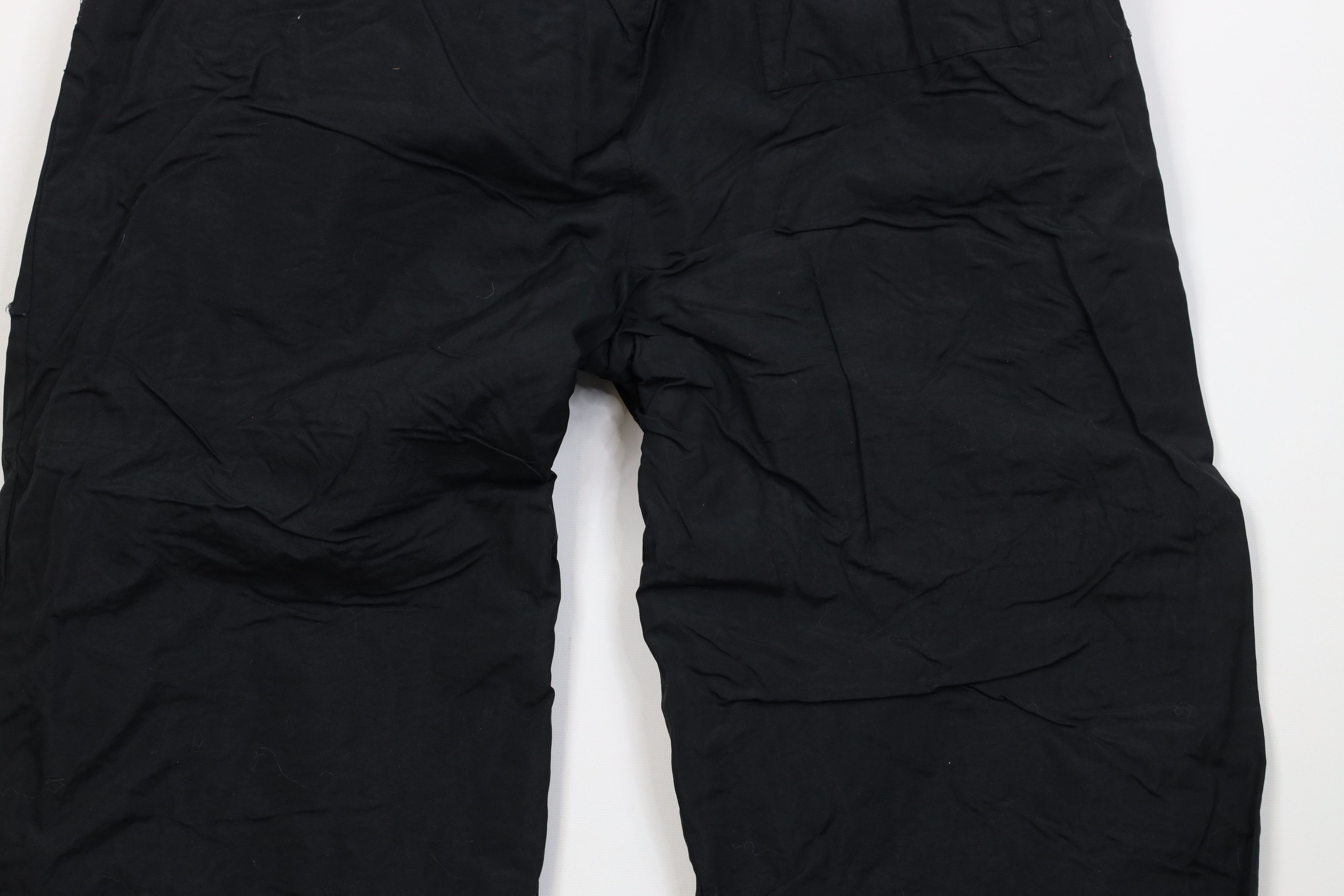 Vintage Vintage 90s Streetwear Lined Heavyweight Joggers Pants Black Size US 36 / EU 52 - 12 Thumbnail