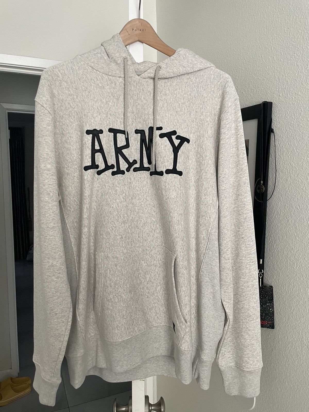 image of Sample Stussy Army Hoodie in Grey, Men's (Size XL)