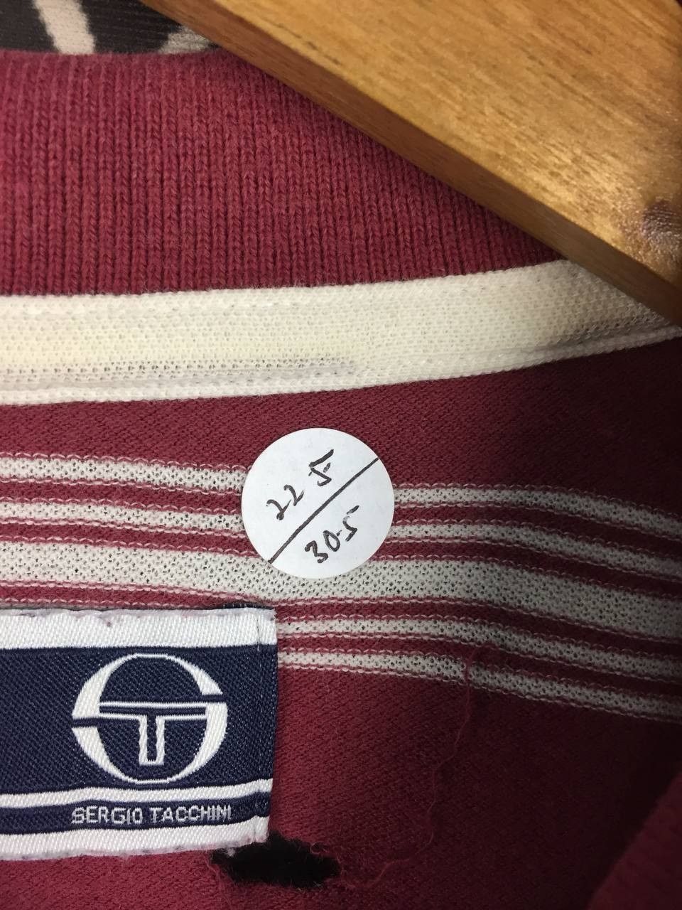 Sergio Tacchini Sergio Tacchini Embroidered Logo Casual Striped Polo Shirt Size US XL / EU 56 / 4 - 11 Thumbnail