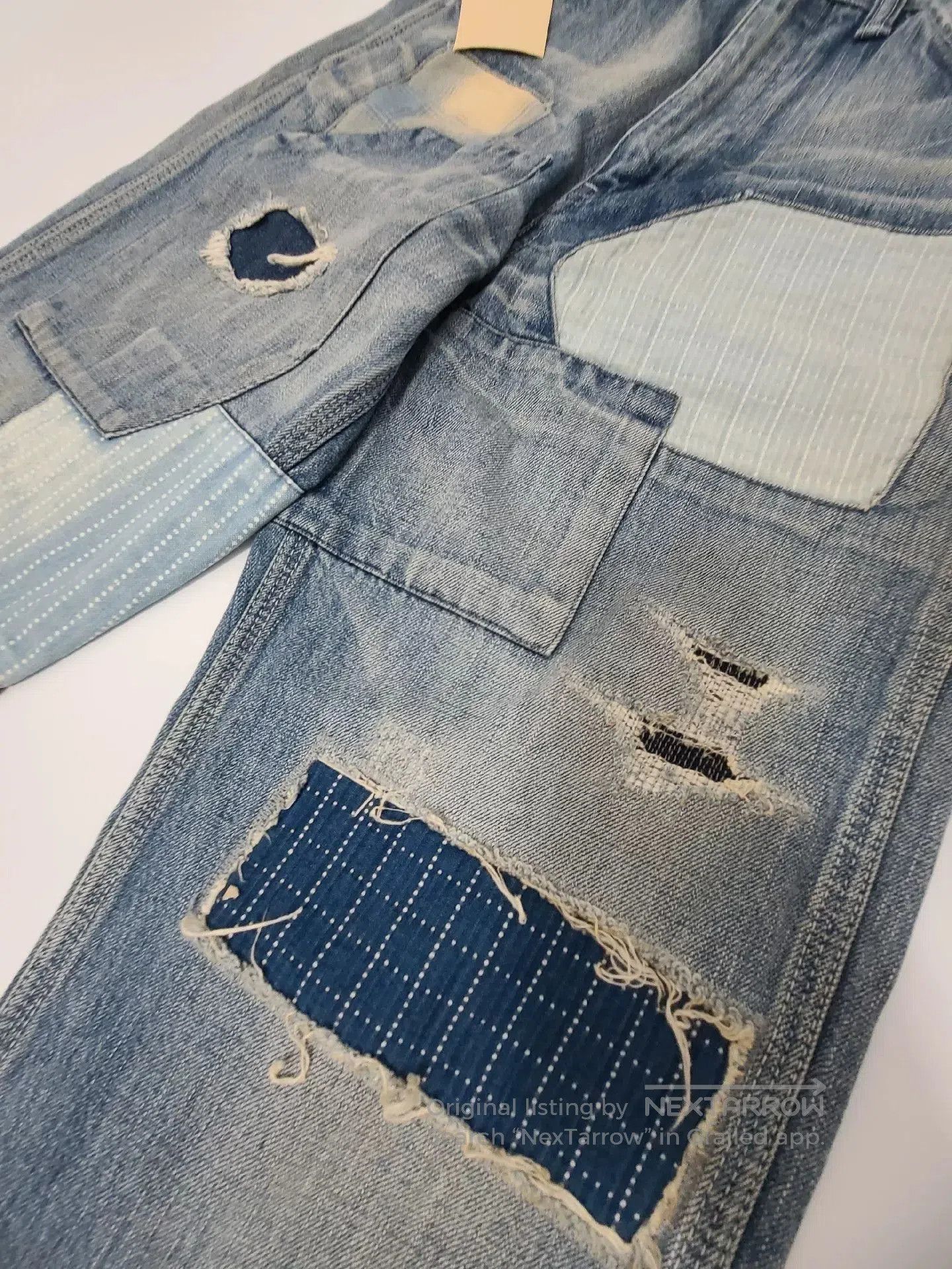 Momotaro Jeans momotaro patchwork denim jeans with tags. Size US 30 / EU 46 - 3 Thumbnail