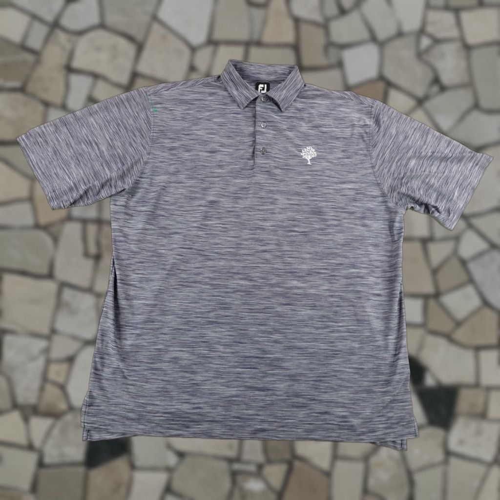 Footjoy FootJoy Polo Shirt Men XL Gray Heather Performance Flex Golf Short Sleeve Polo Size US XL / EU 56 / 4 - 1 Thumbnail