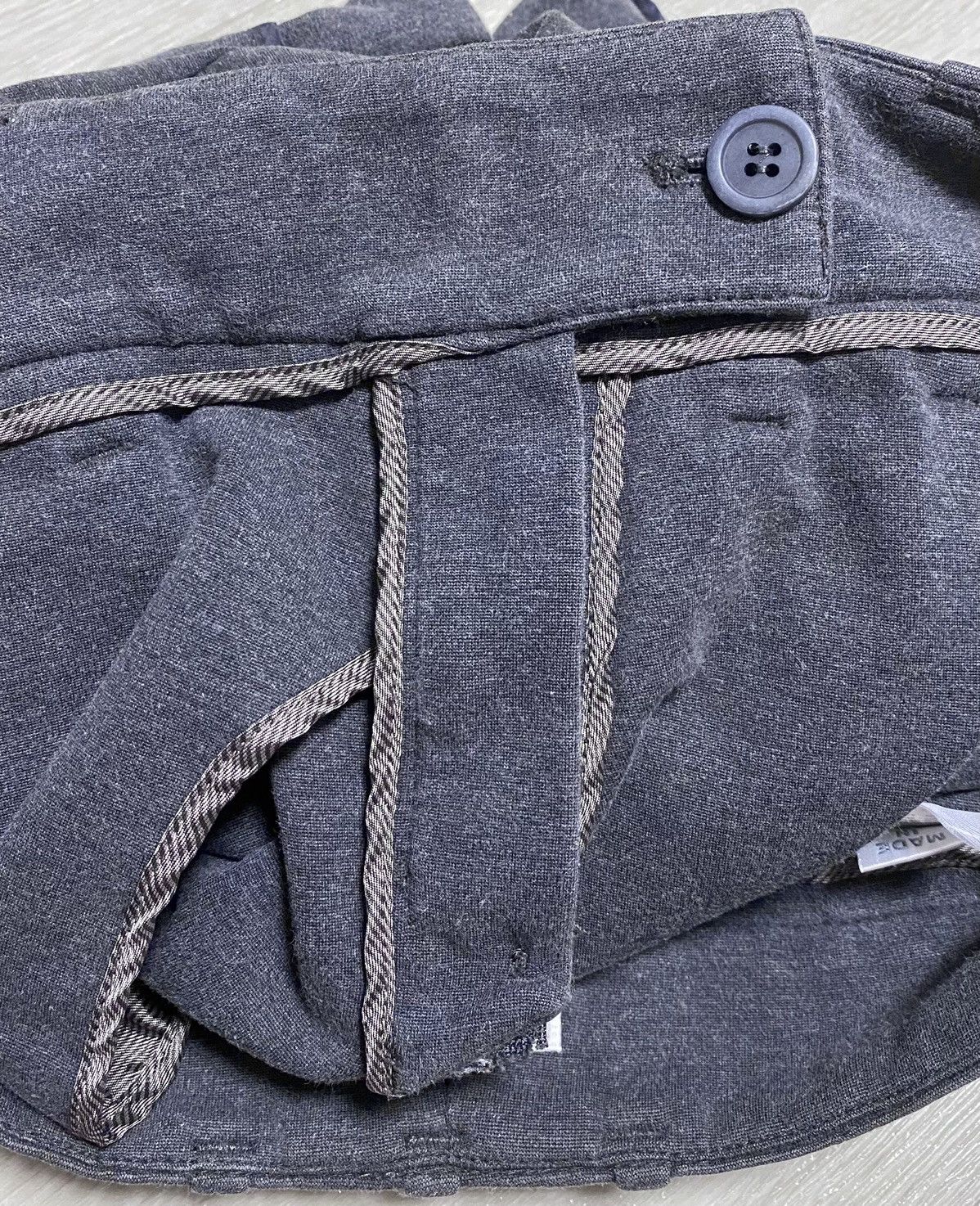Brunello Cucinelli Womens Gunex Brunello Cucinelli Gray Stretchy Trousers Pants Size 28" / US 6 / IT 42 - 21 Thumbnail