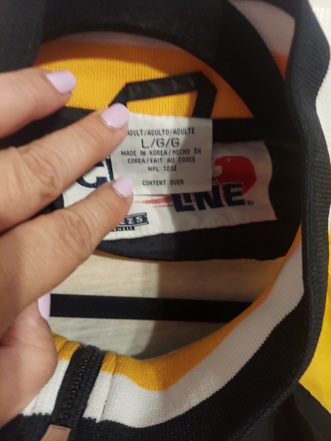 Chalk Line Vintage CHALK LINE Pittsburgh Steelers NFL Pullover Jacket Size US L / EU 52-54 / 3 - 6 Thumbnail