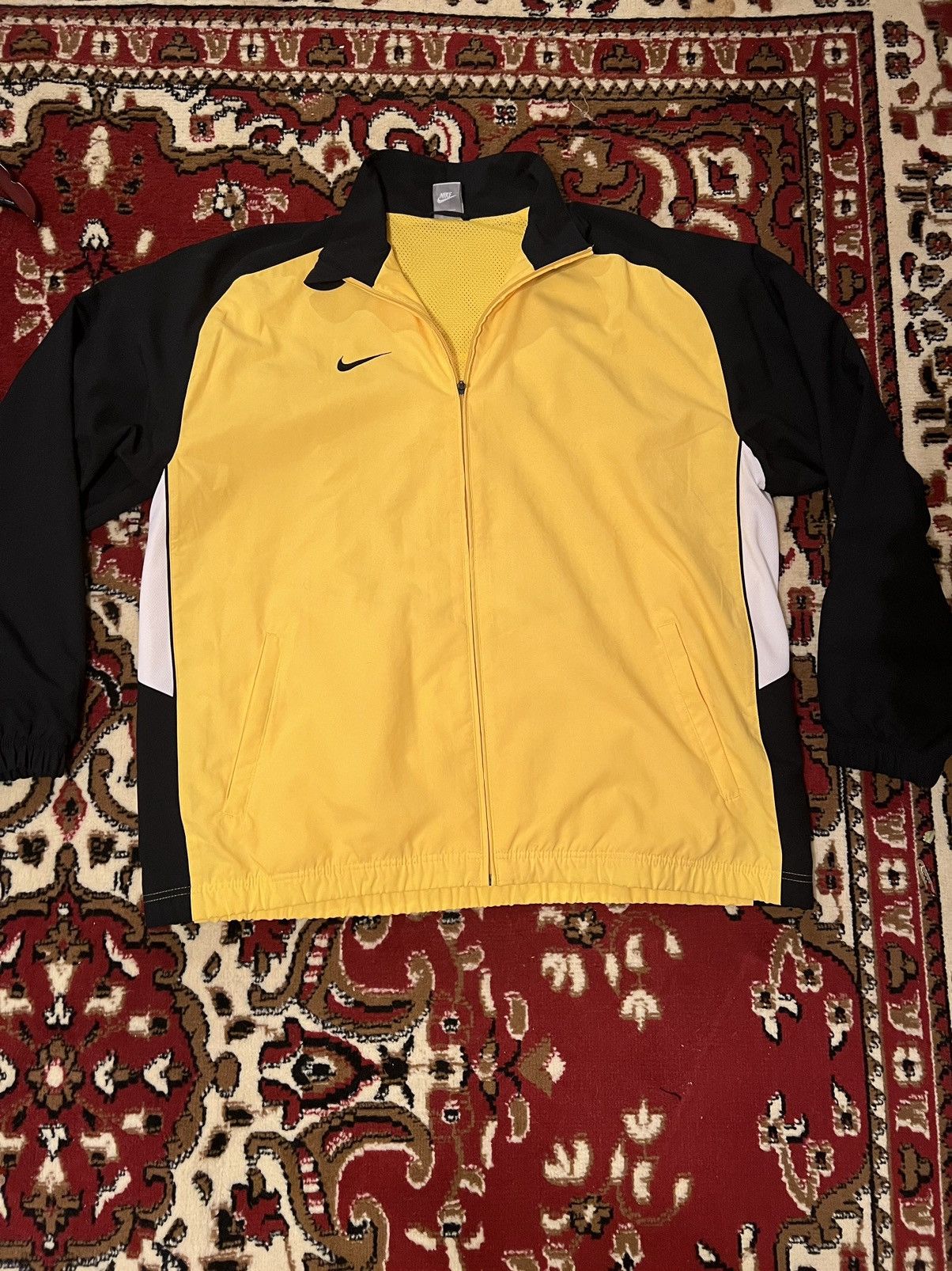 Nike Yellow Nike track jacket Size US L / EU 52-54 / 3 - 1 Thumbnail