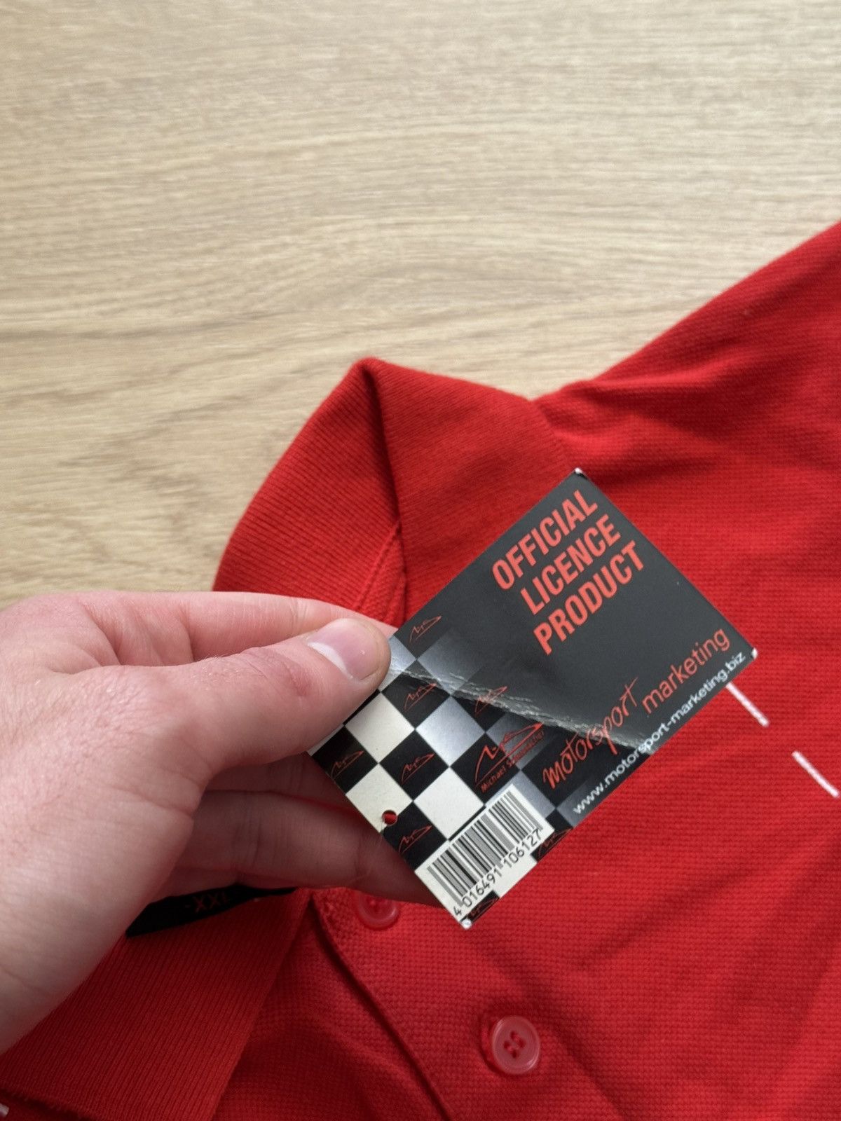 Marlboro Vintage Michael Schumacher Formula 1 Ferrari Red Polo Shirt Size US XXL / EU 58 / 5 - 7 Thumbnail