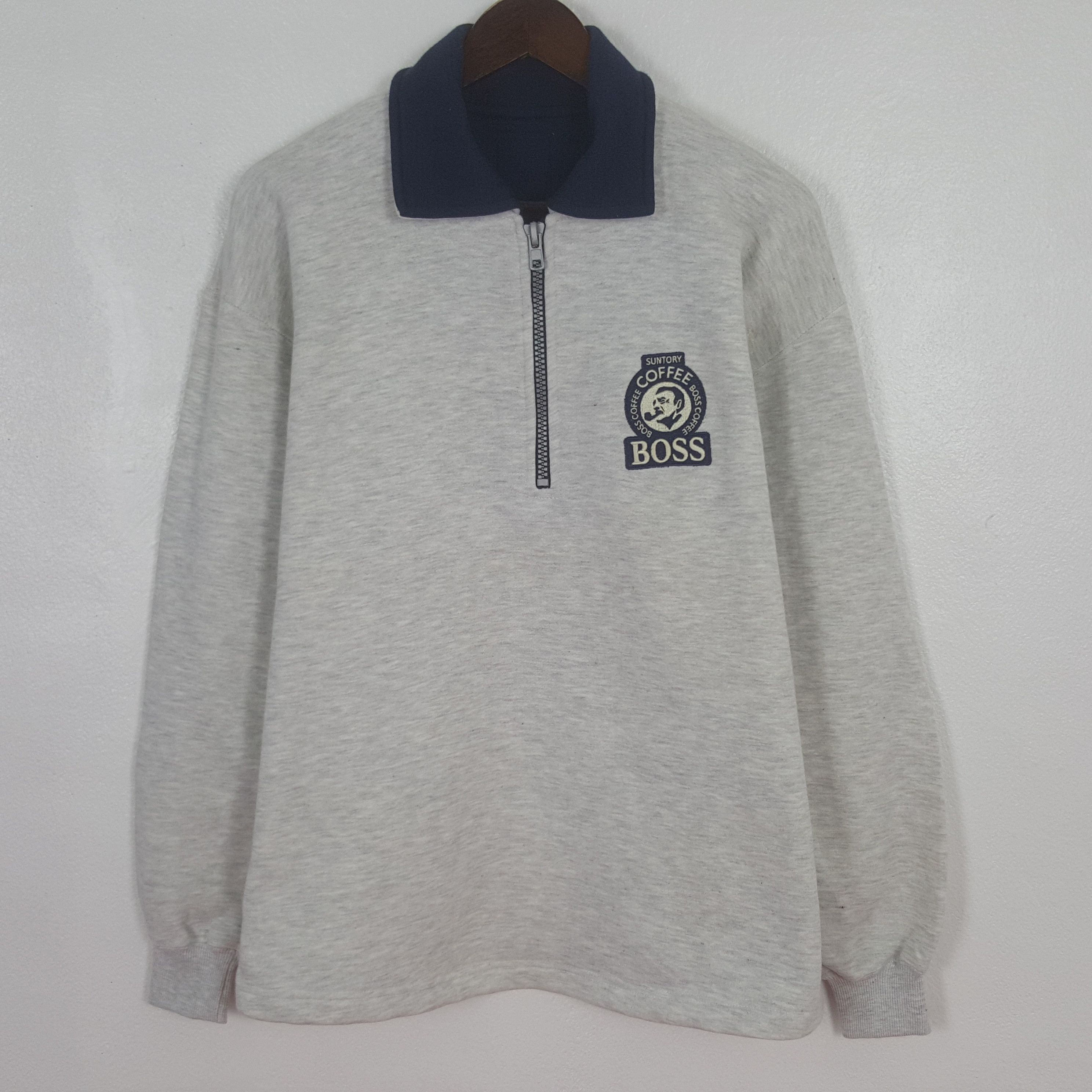 Vintage Vintage Boss Coffe Sweatshirt Size US L / EU 52-54 / 3 - 1 Thumbnail