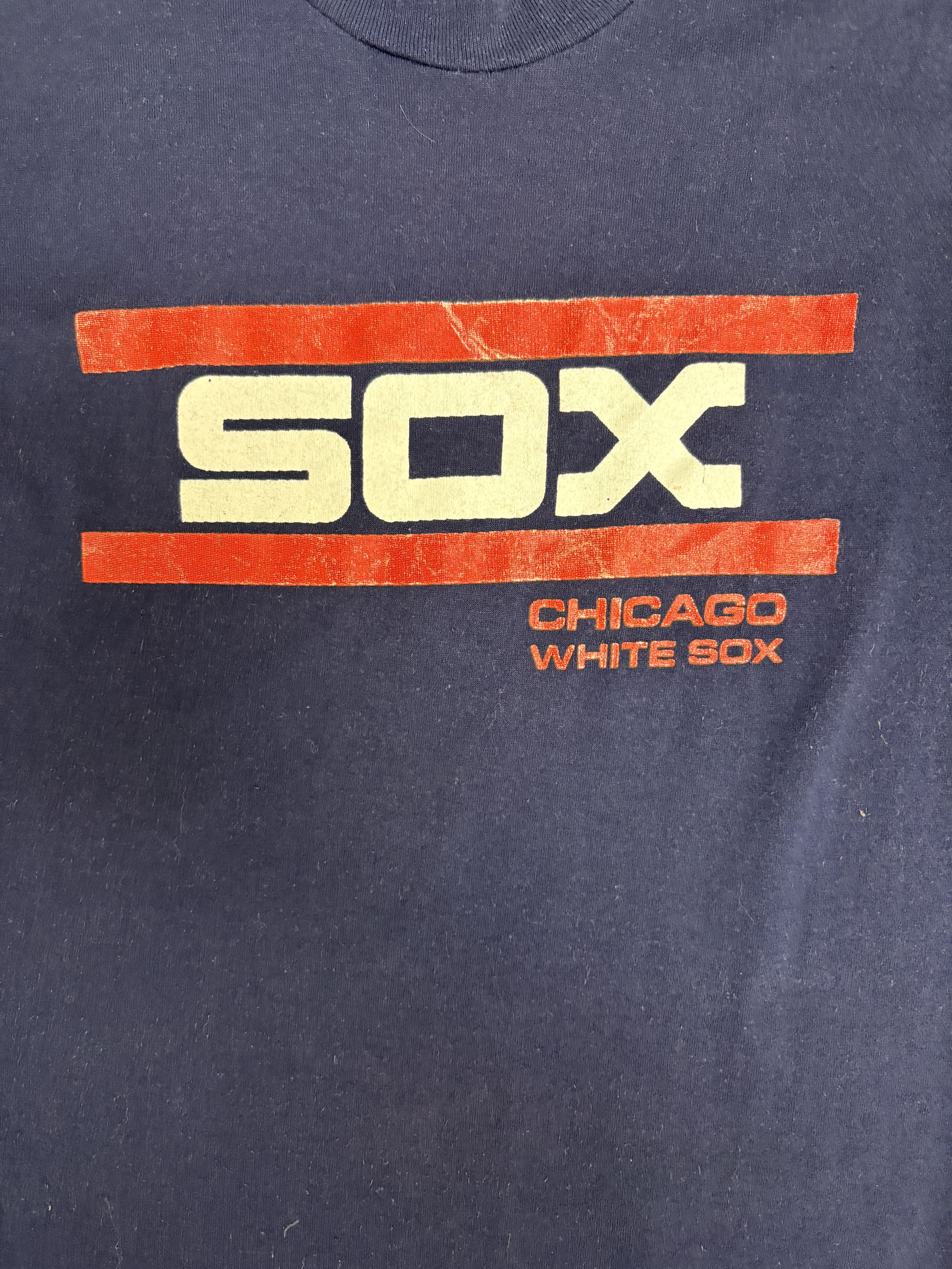 Logo 7 × Vintage Chicago White Sox Vintage Made in USA Blue T-Shirt Tee Size US S / EU 44-46 / 1 - 2 Thumbnail