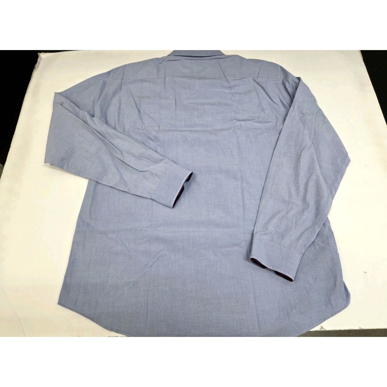 Ben Sherman Ben Sherman Mens Long Sleeve Button-Up Light Blue Shirt L 46 in Regular Cotton Button-Up Classic Casual Shirt Sleeve Length: Long Sleeve Crew Neck? Size US L / EU 52-54 / 3 - 4 Thumbnail