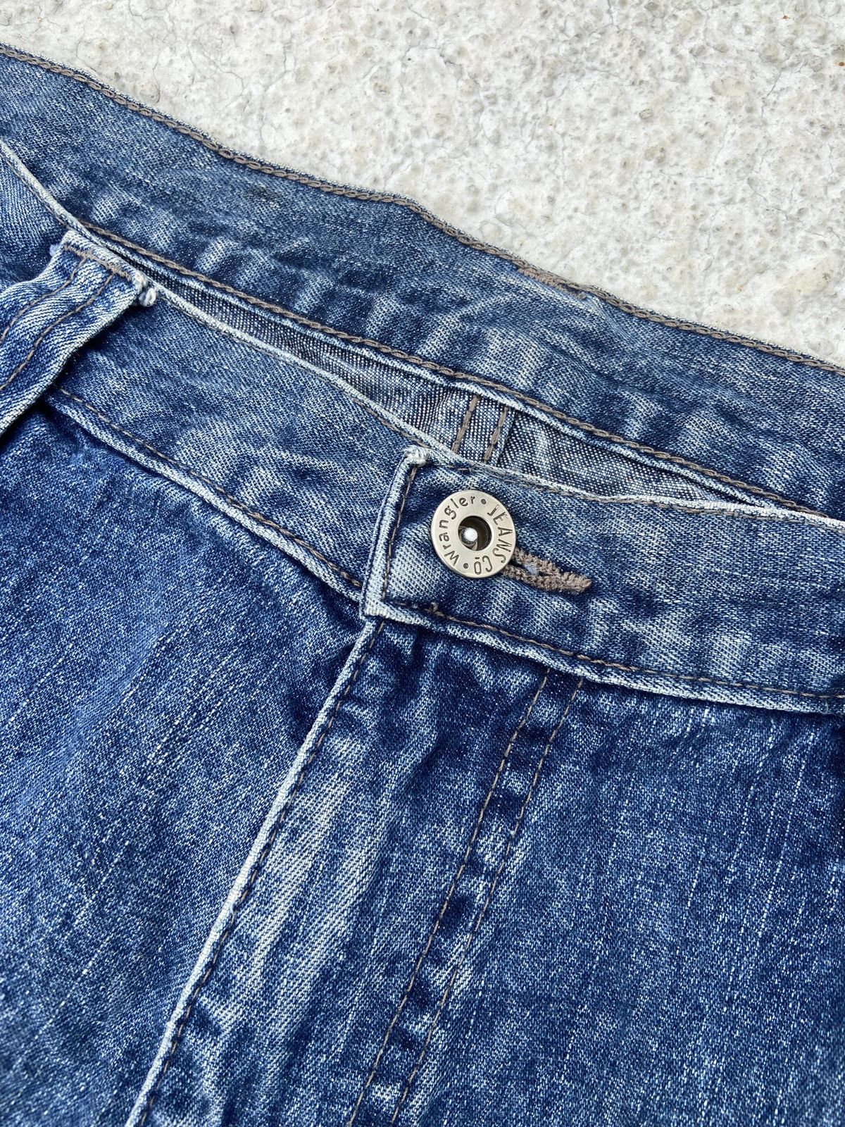 Japanese Brand × Vintage × Wrangler Baggy Wrangler Workwear Denim Size US 32 / EU 48 - 7 Thumbnail