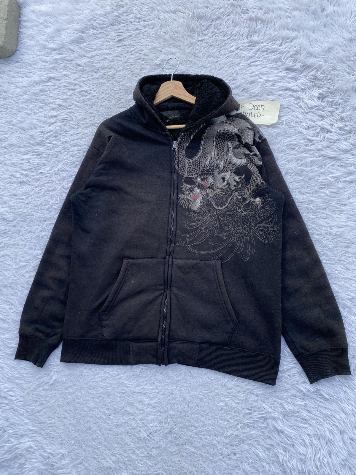 Japanese Brand Rare Vintage Bullet Noise Dragon Sweater Size US L / EU 52-54 / 3 - 13 Thumbnail
