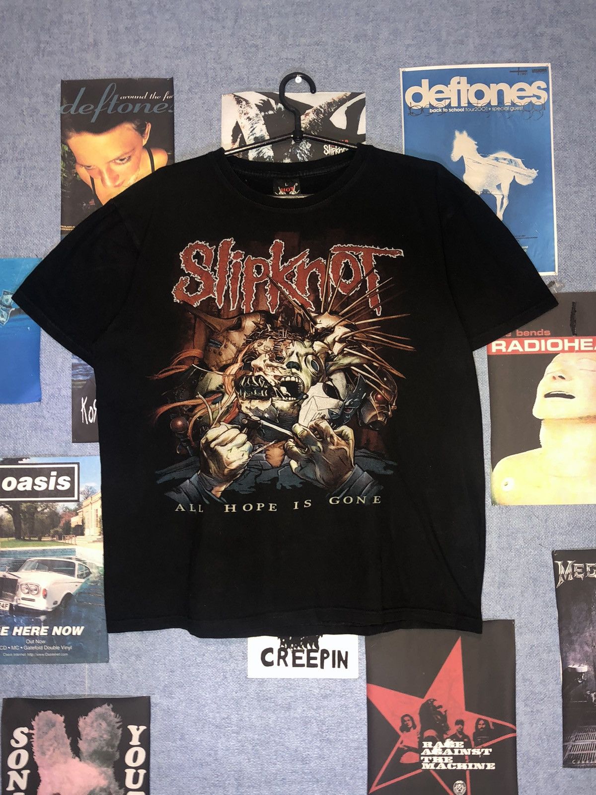 Band Tees × Slipknot × Vintage Vintage slipknot iowa bootleg tee 