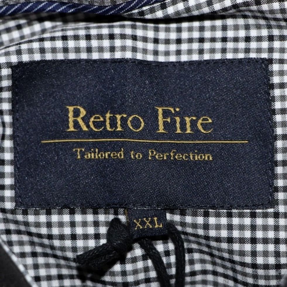 Etro VINTAGE Retro Fire Shirt 2XL 2XL Black White Mini Gingham Button-Up Mens BNWT Size US XXL / EU 58 / 5 - 6 Thumbnail