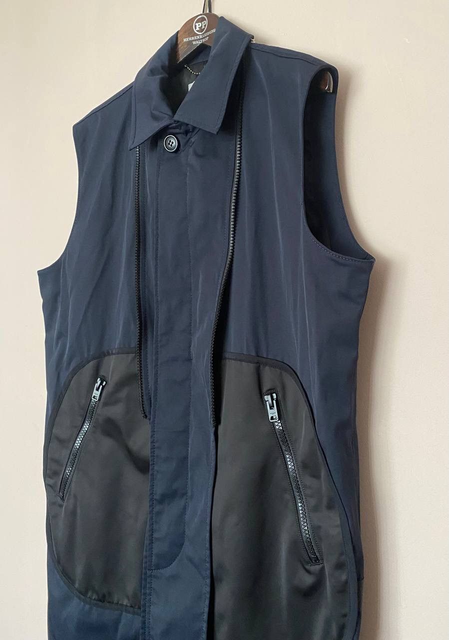 Coach RARE🔥 Coach Men's Long Overcoat in Blue Black Size US L / EU 52-54 / 3 - 13 Thumbnail