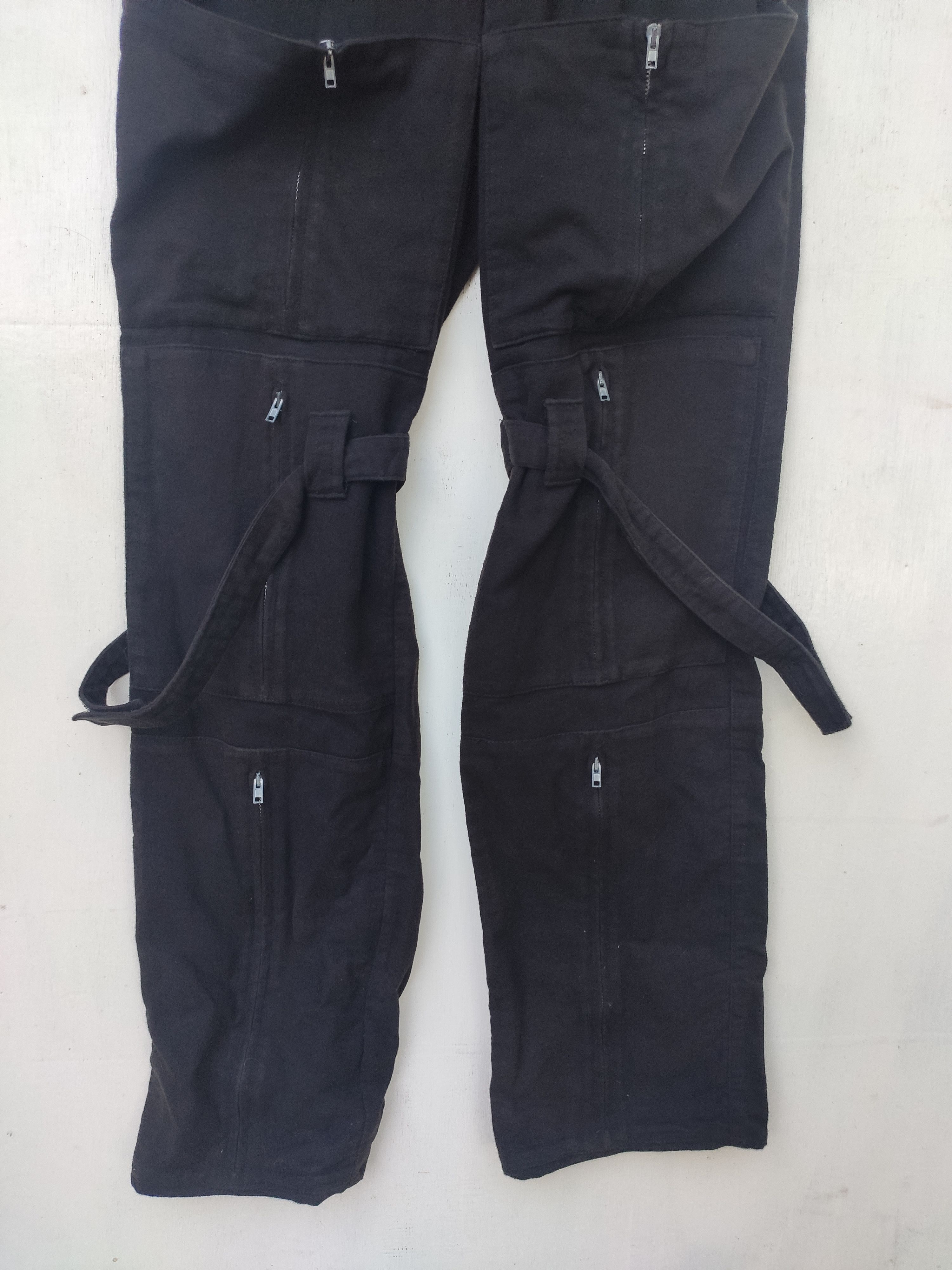 Helmut Lang AW 1999 Bondage pants with zipper Pockets and straps Size US 33 - 5 Thumbnail
