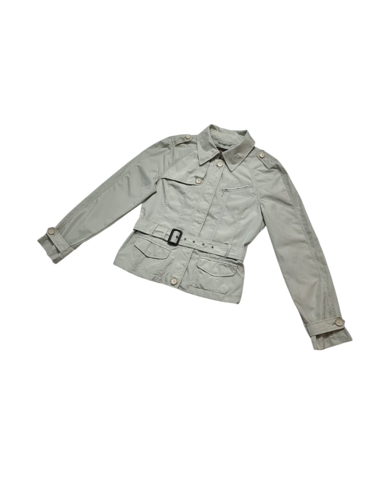 Woolrich Woolen Mills Woolrich short belted field jacket L womens ecru Size M / US 6-8 / IT 42-44 - 4 Thumbnail