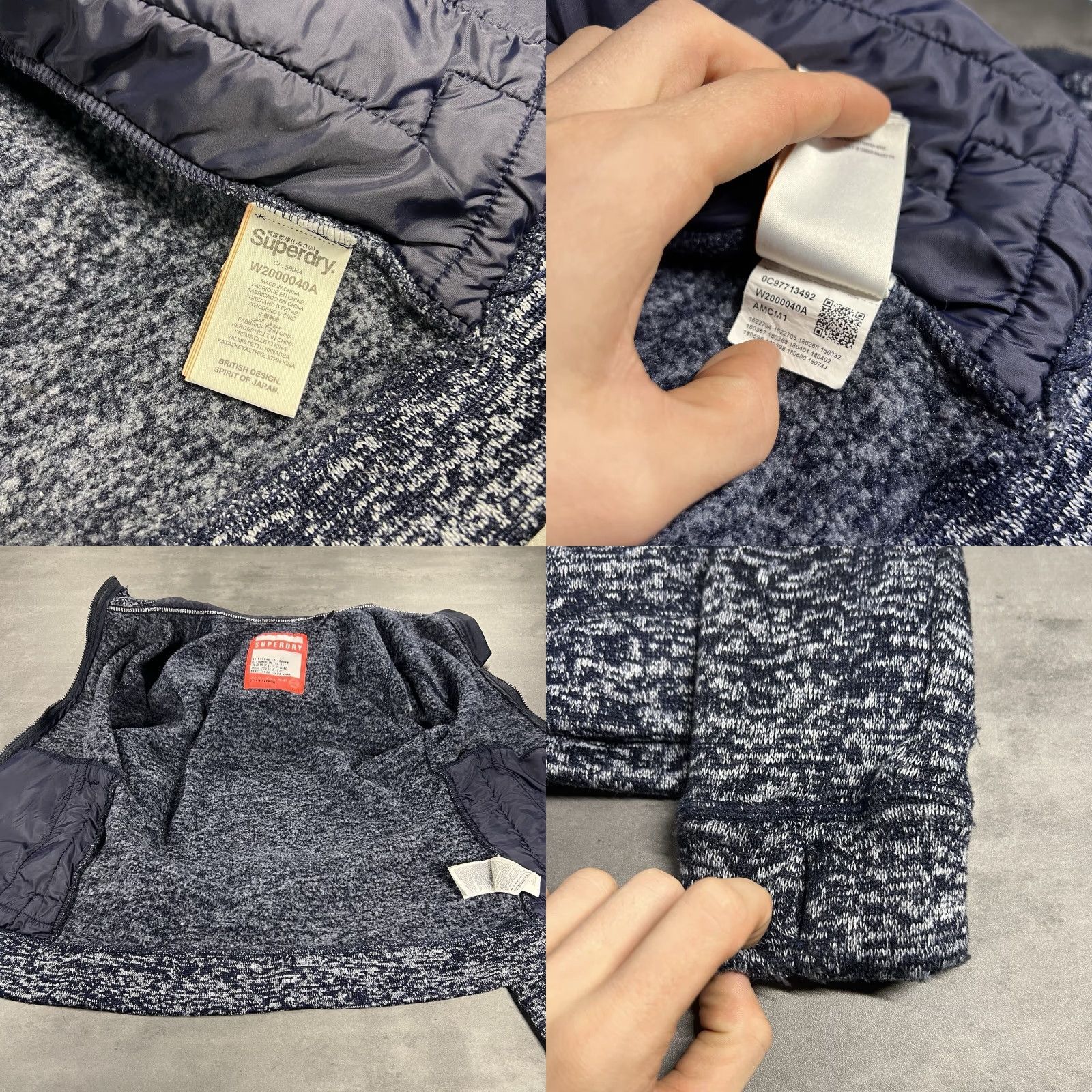 Superdry Superdry Jacket Women S Blue Storm Hooded Full Zip Activewear Jacket Heather Polyester Fall Spring Mens? Womens Size S / US 4 / IT 40 - 8 Thumbnail
