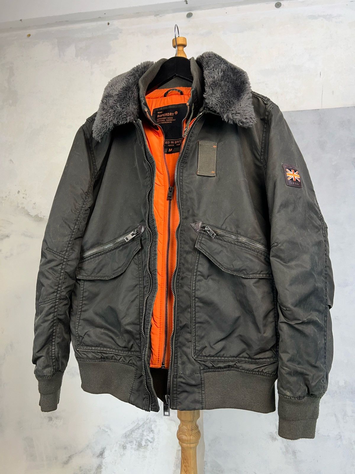 Superdry on sale hercules bomber