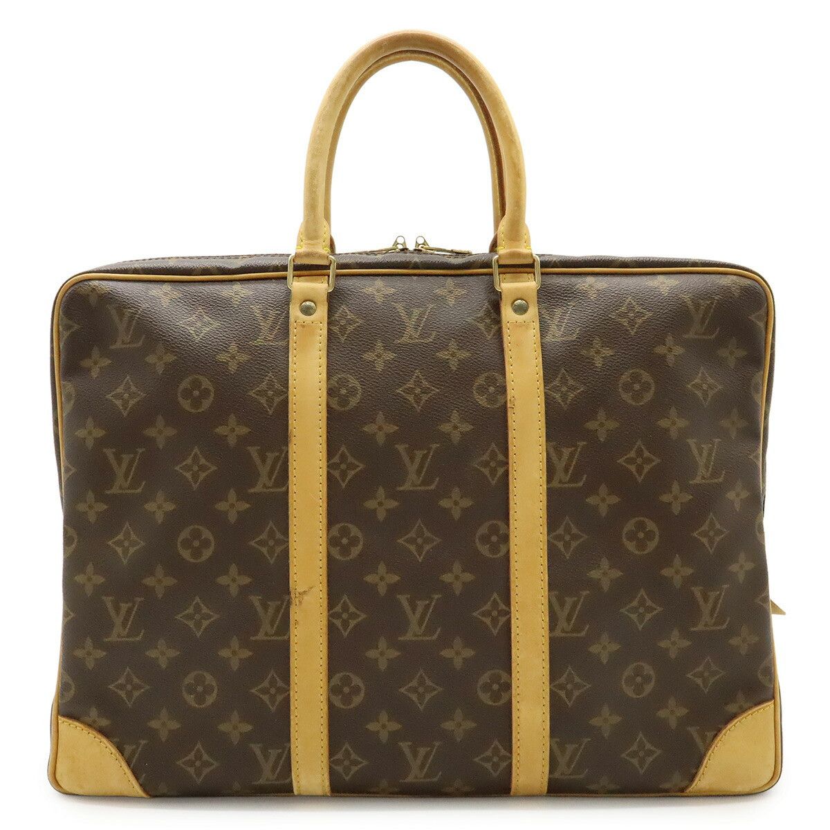 Louis Vuitton Louis Vuitton Louis Vuitton PDV Monogram Briefcase Textile Business Bag M53361 DUTY FREE for USA Size ONE SIZE - 1 Thumbnail