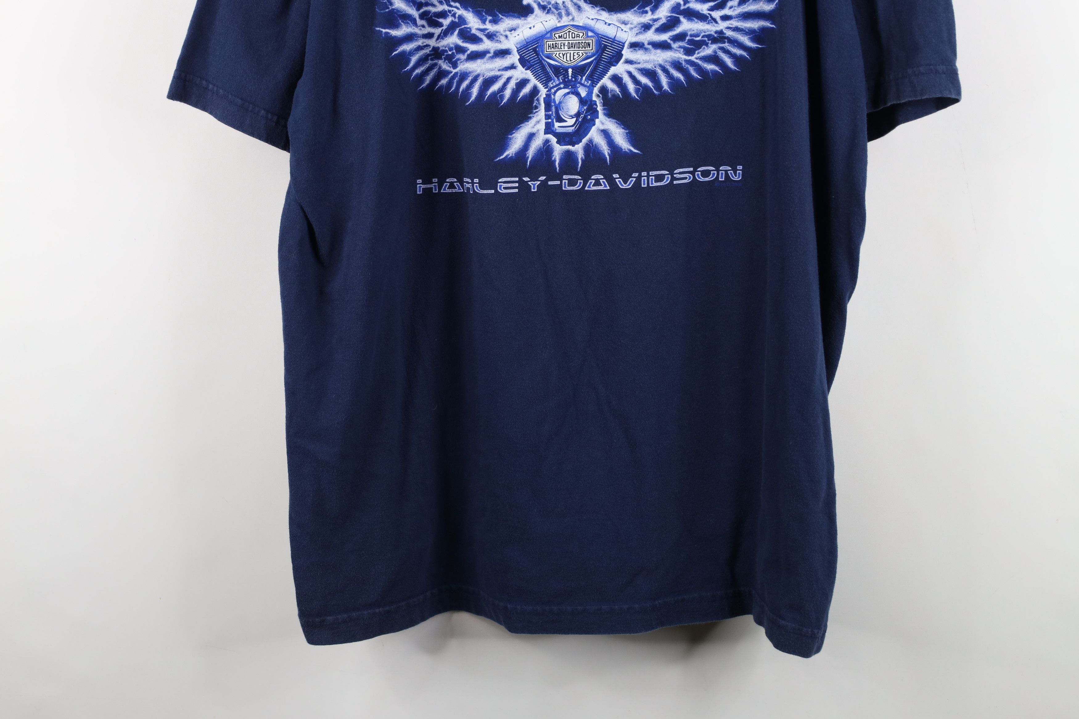 Harley Davidson Vintage Y2K Harley Davidson Eagle Short Sleeve T-Shirt Size US XXL / EU 58 / 5 - 3 Thumbnail