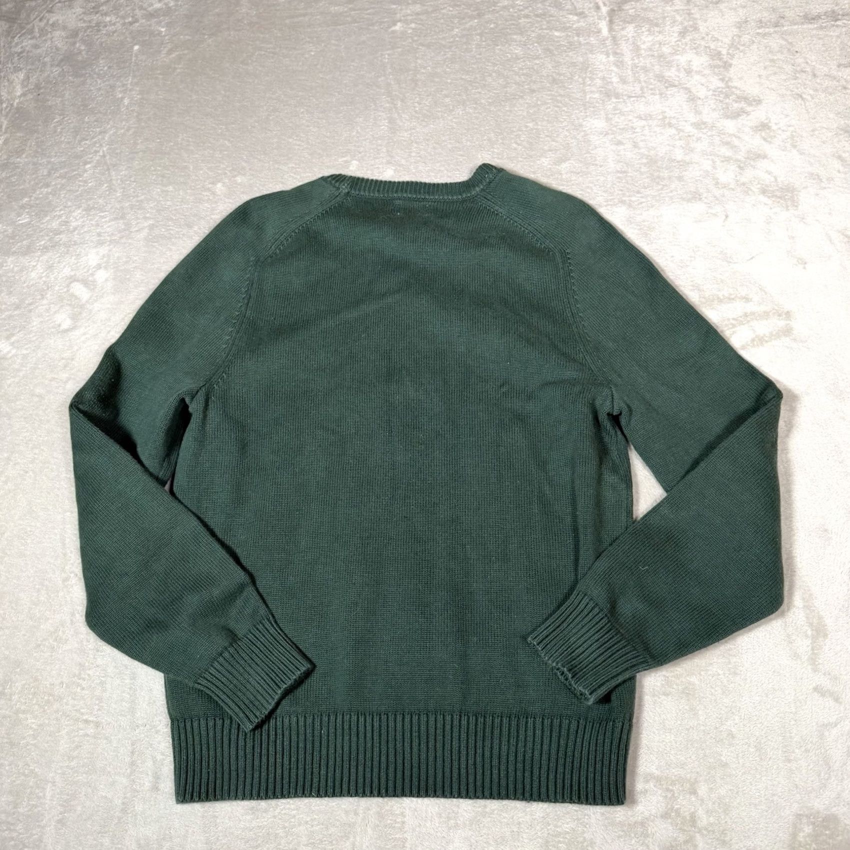 J.Crew J.CREW Sweater Mens Medium Green Roll Neck Crew Neck Cotton Knit Logo Accent Pullover Modern Classic Size US M / EU 48-50 / 2 - 5 Thumbnail