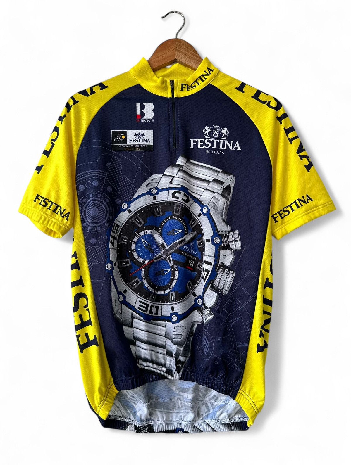 Other Tour de France Festina Watches Cycling Shirt Jersey Size M Size US M / EU 48-50 / 2 - 1 Thumbnail