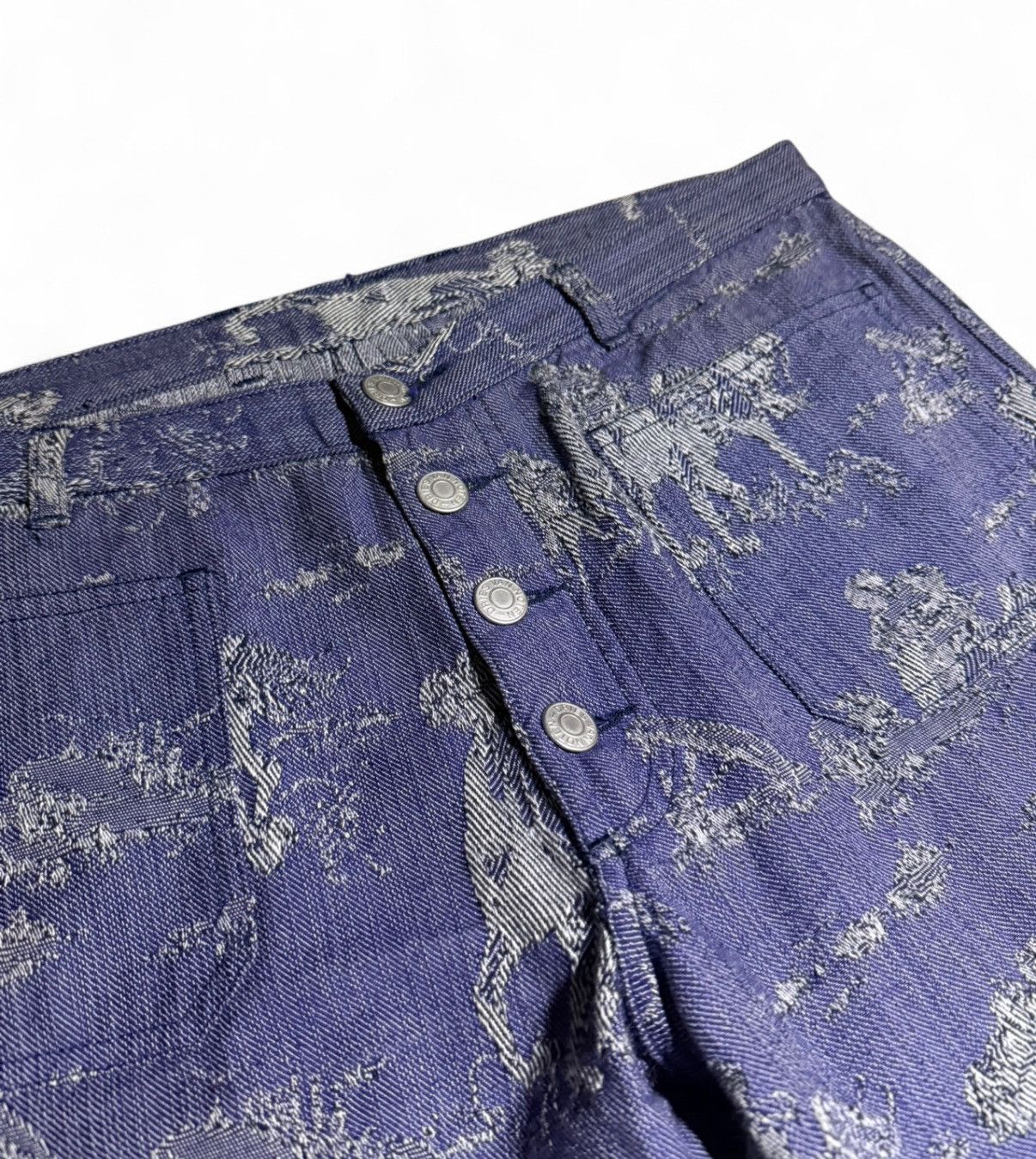 Dries Van Noten Sample Flared Horse Denim Size US 30 / EU 46 - 3 Thumbnail