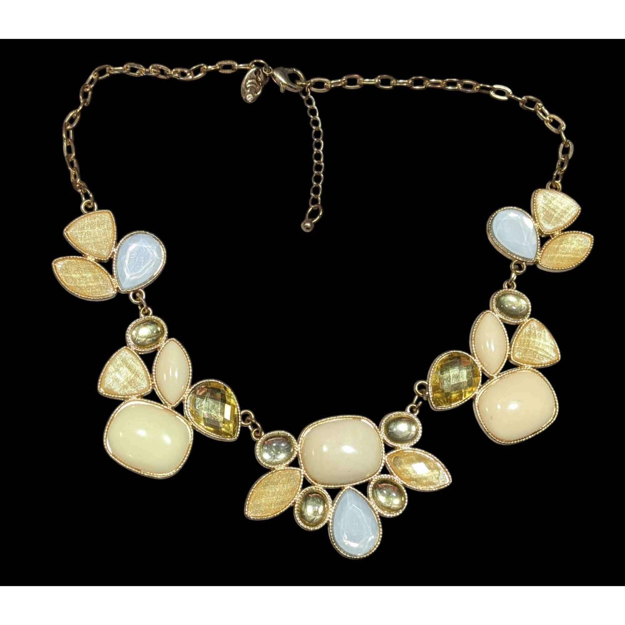 Other Charming Charlie Yellow Gemmed Statement Necklace Size ONE SIZE - 1 Thumbnail