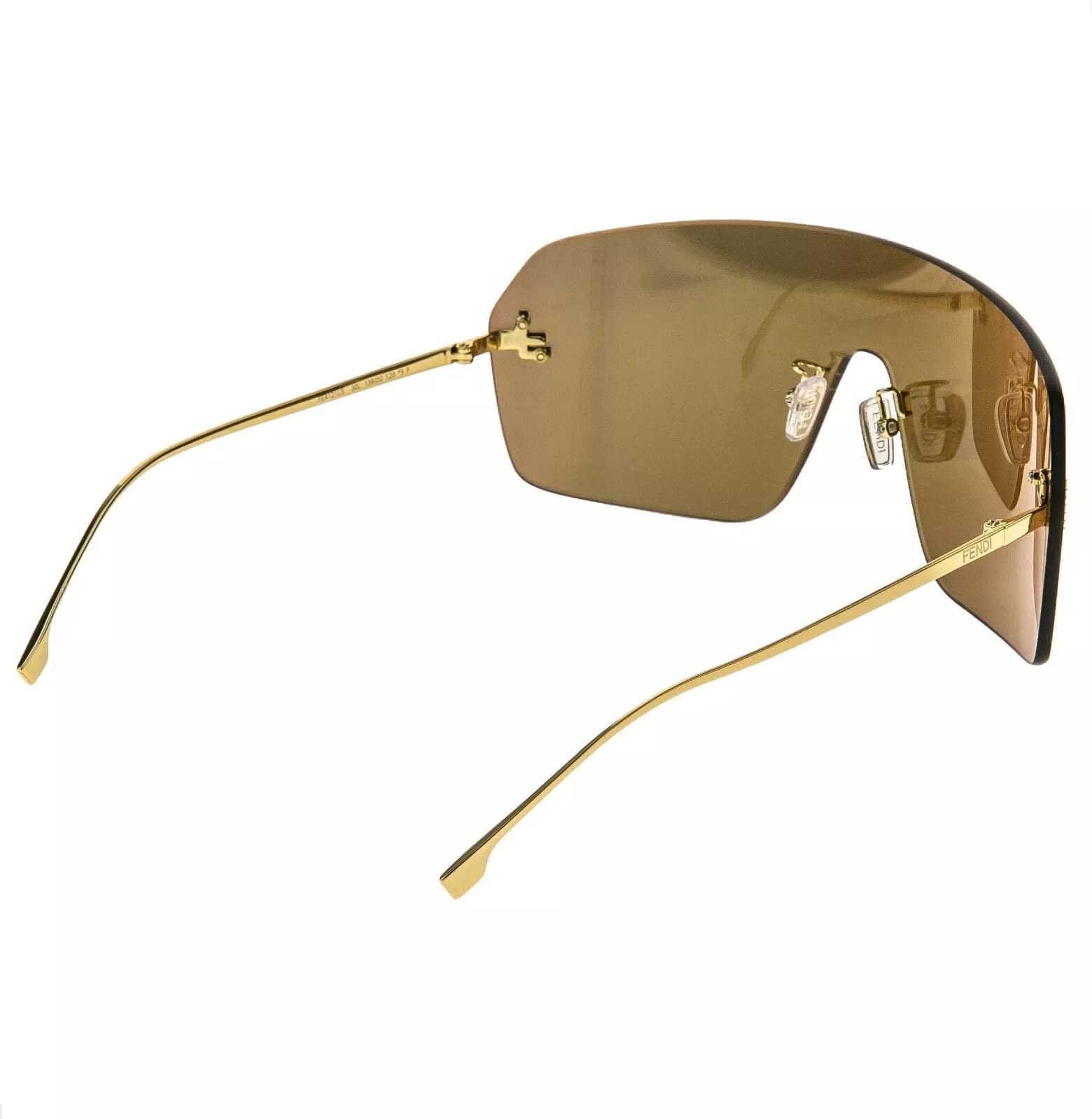 Fendi FENDI FIRST 4121 Gold Mirrored Fashion Sunglasses FE4121US Size ONE SIZE - 2 Thumbnail