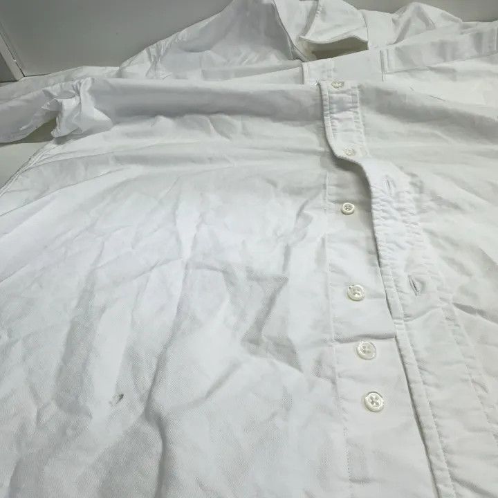 Thom Browne Thom Browne Classic White Long Sleeve Shirt -2507 Size US M / EU 48-50 / 2 - 2 Thumbnail