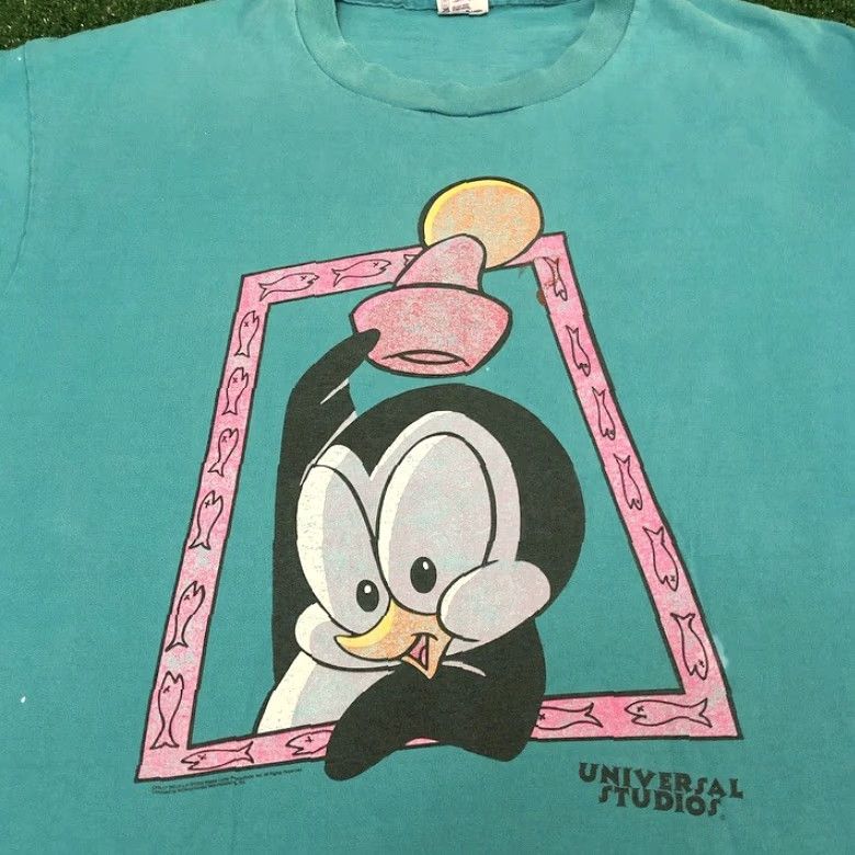 Vintage VINTAGE Universal 90s T-Shirt Mens XL Blue Chilly Willy Cartoon Rare Vintage Shirt Mens XL 90s Universal Studios Men’s 1990s Size US XL / EU 56 / 4 - 6 Thumbnail