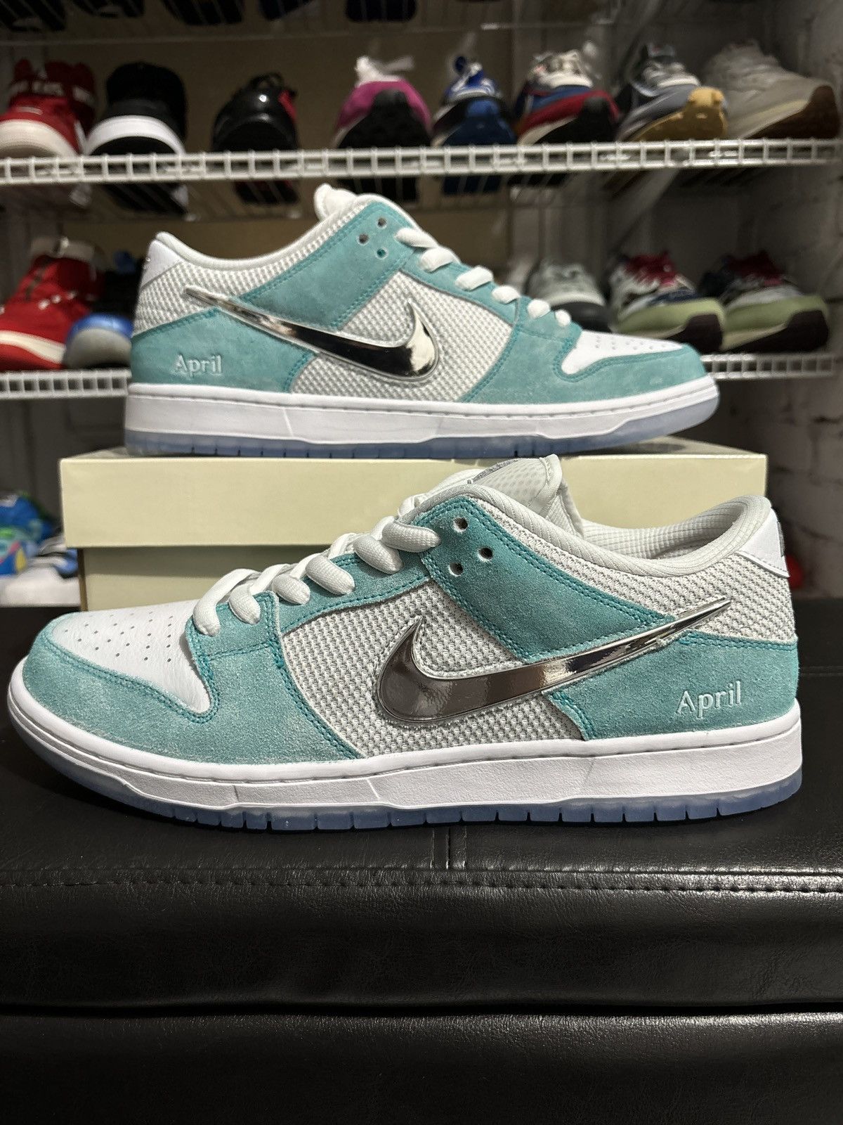 Nike Nike Dunk Low SB “April Skateboards” Size US 12 / EU 45 - 2 Thumbnail