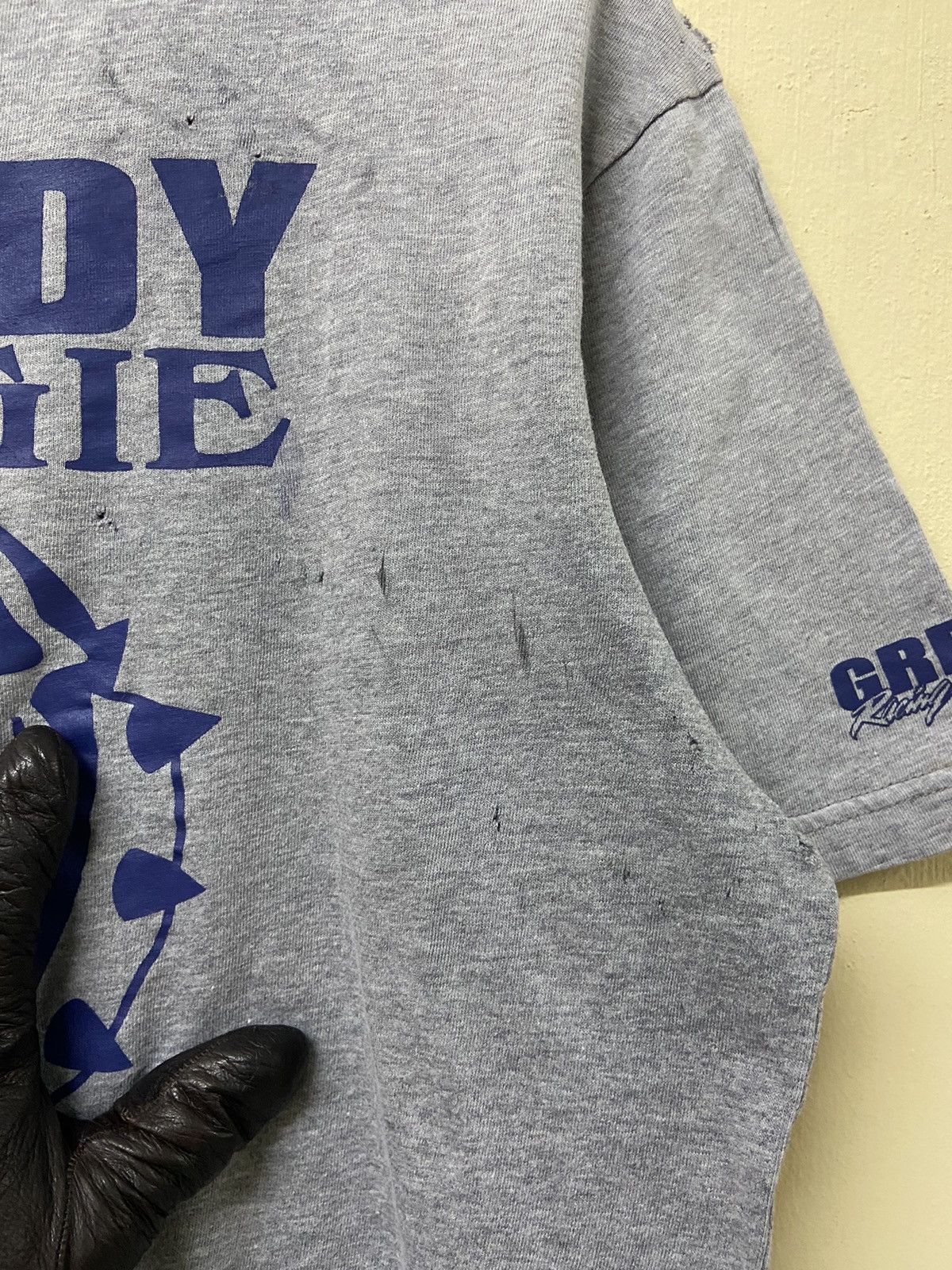 Japanese Brand × Vintage Vintage Destress Greedy Racing Size US L / EU 52-54 / 3 - 14 Thumbnail