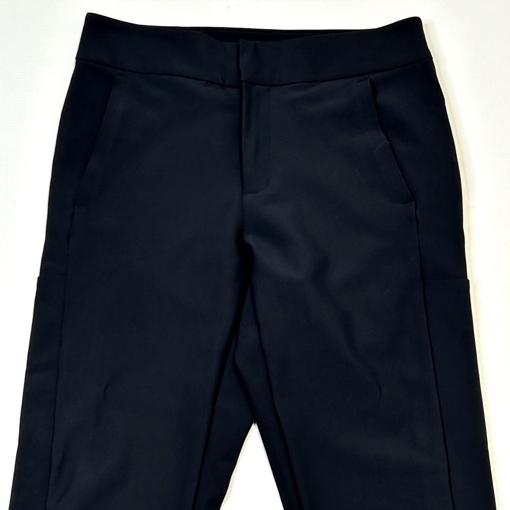 Athleta VINTAGE Athleta Pants Womens 4 Black Stellar Trouser Work Comfort Cropped Regular 29in Inseam Mens Womens Girls Size 27" / US 4 / IT 40 - 5 Thumbnail