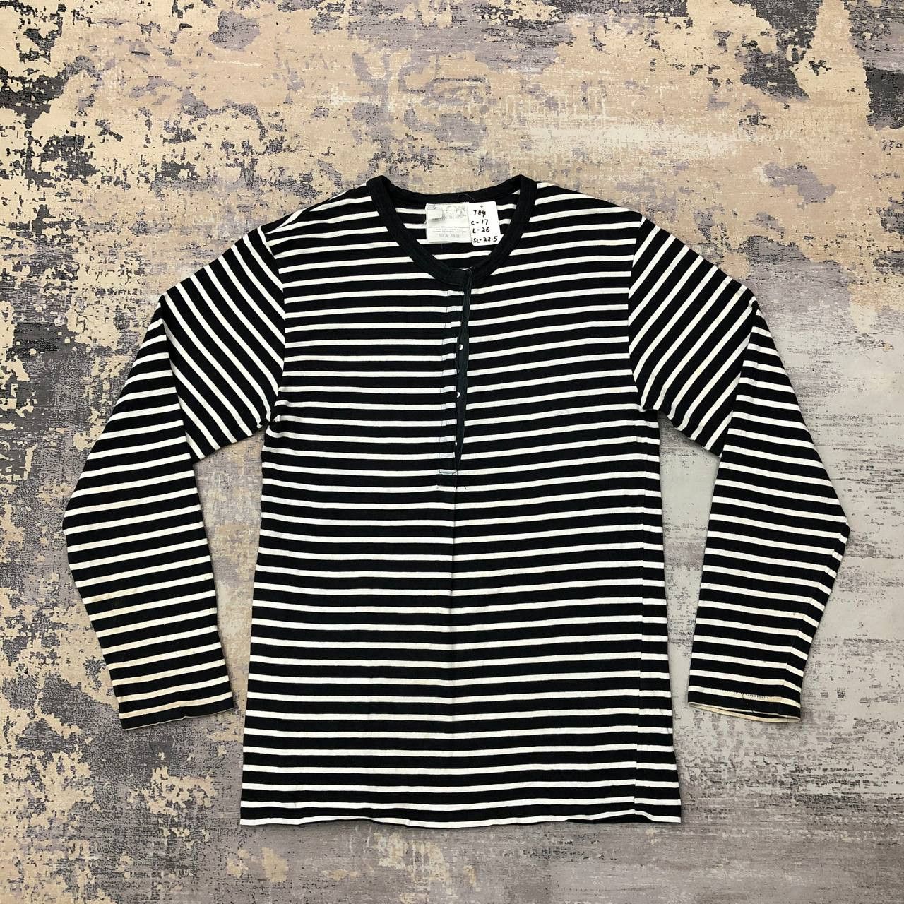 agnes b. T84 AGNES B. STRIPED LONG SLEEVE TEE Size XS / US 0-2 / IT 36-38 - 1 Thumbnail