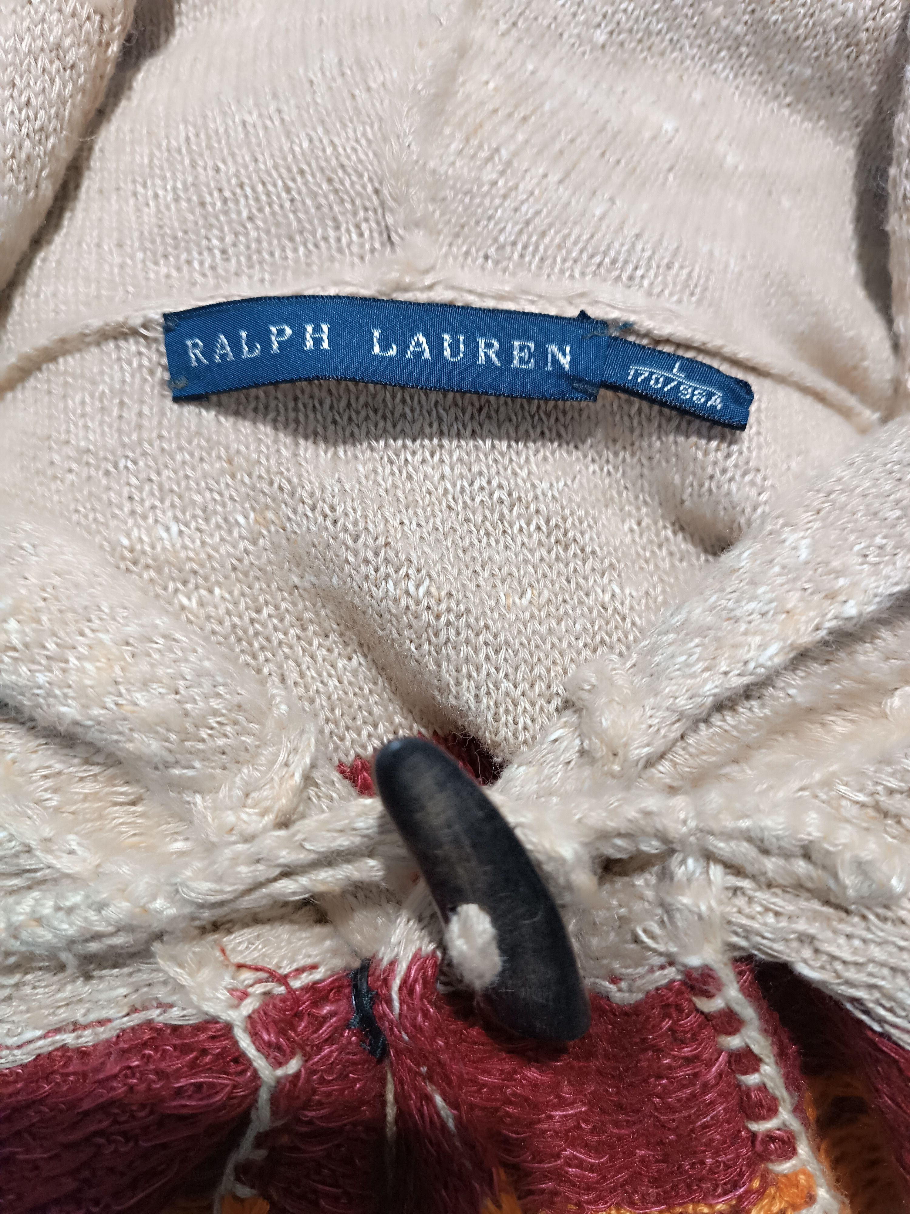 Ralph Lauren Ralph Lauren Southwestern Cardigan Hooded Knit Toggle Size L / US 10 / IT 46 - 8 Thumbnail