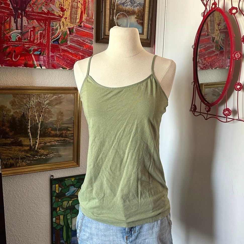 Other time and true plain green tank top Size M / US 6-8 / IT 42-44 - 1 Thumbnail