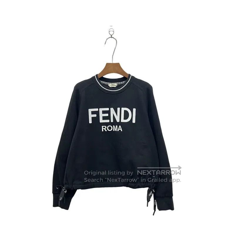 Fendi Fendi Embroidery logo classic hoodie long sleeve Size M / US 6-8 / IT 42-44 - 2 Thumbnail