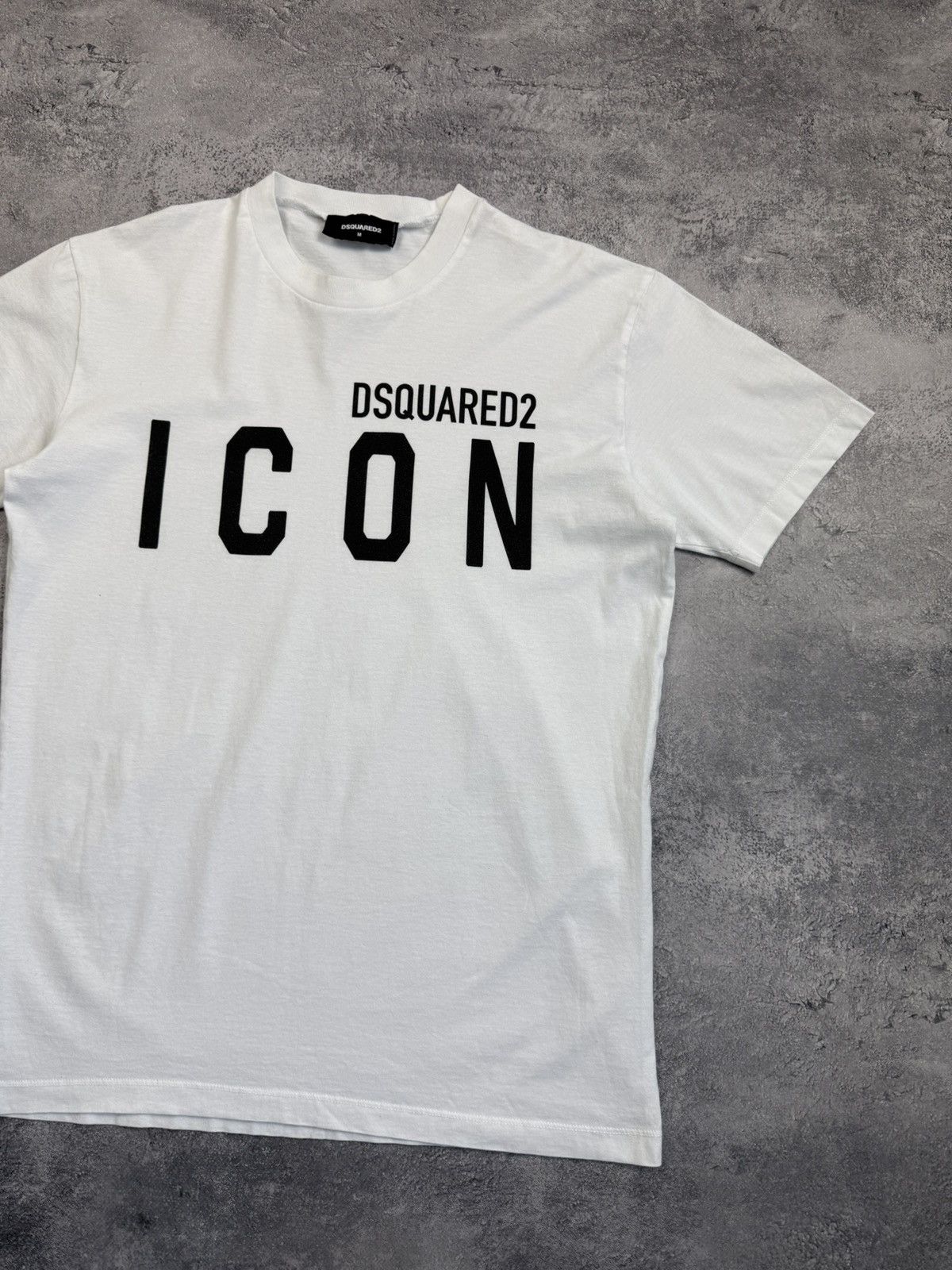 Dsquared2 Dsquared2 ICON Big Logo T-Shirt White Tee Y2K Streetwear Size US M / EU 48-50 / 2 - 5 Thumbnail